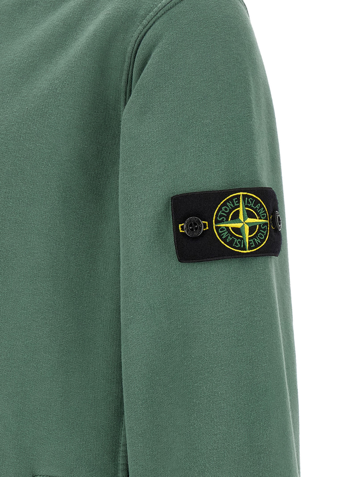 Stone Island Bicolor Cotton Sweatshirt - Timeless Luxury Redefined