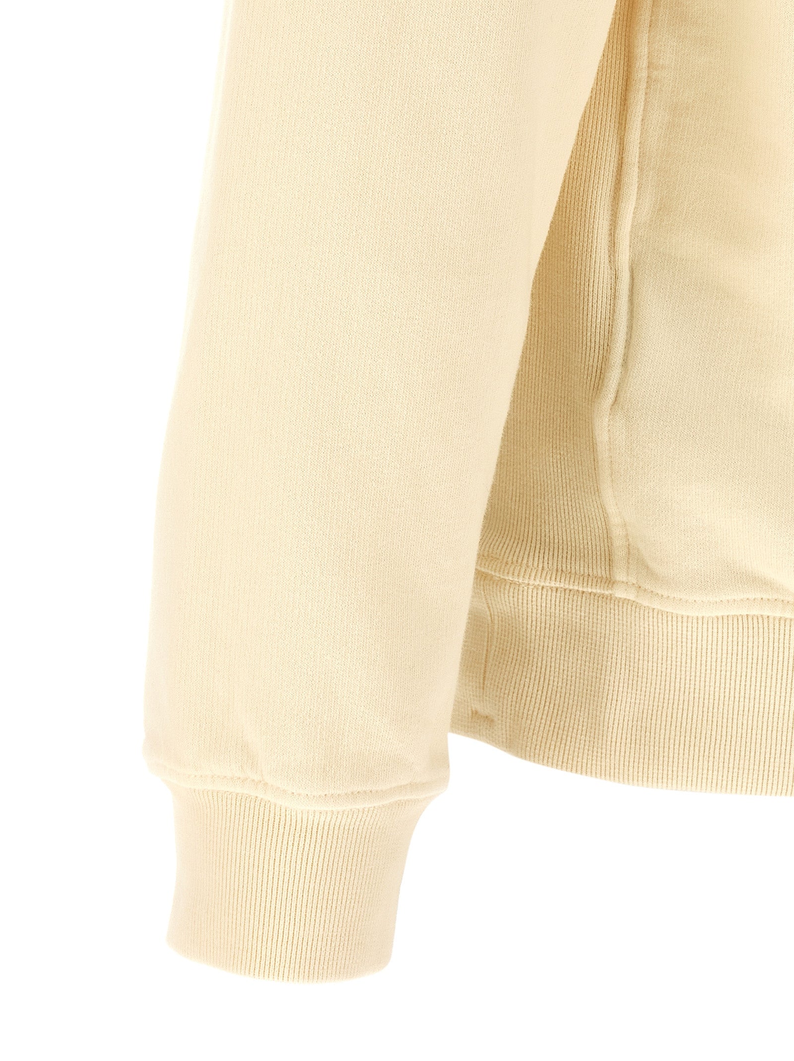 Stone Island White Cotton Sweatshirt