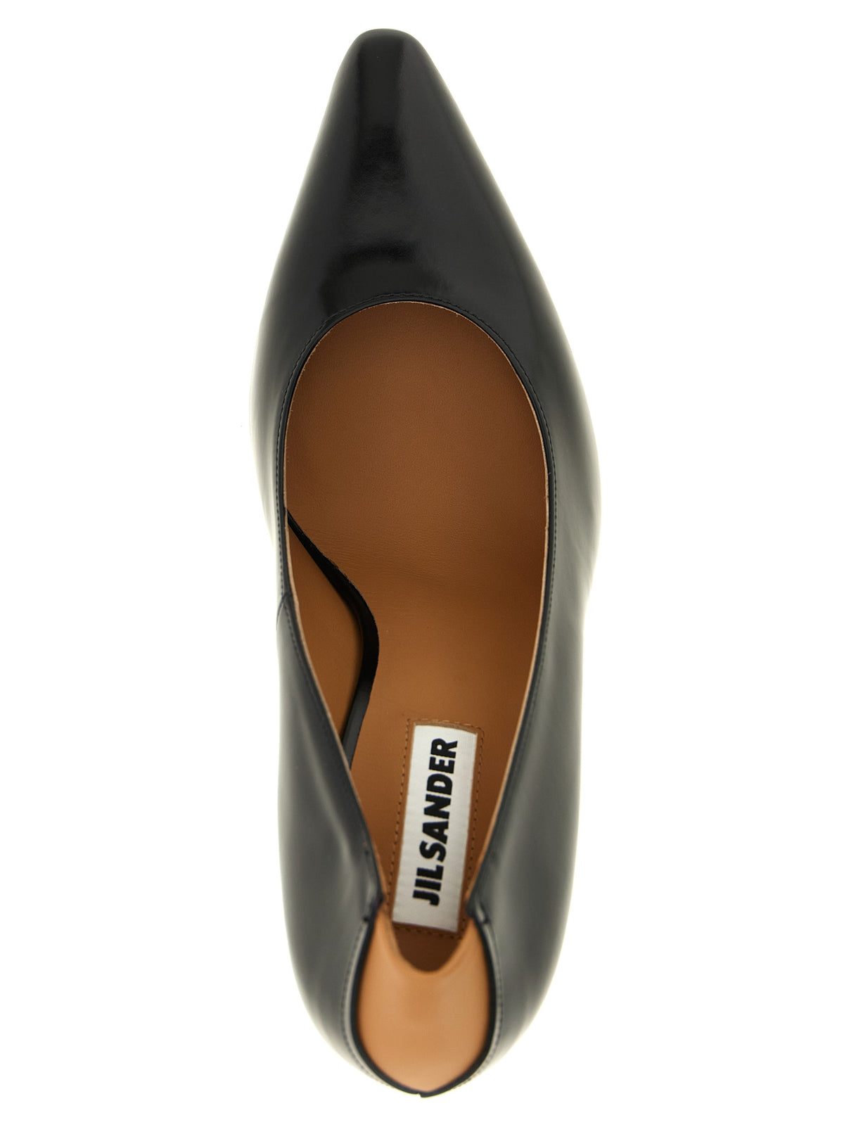 Jil Sander Black Calfskin High Heel Pumps - Timeless Luxury