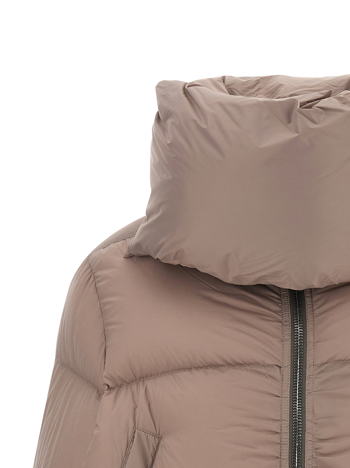 Rick Owens Multicolor Nylon Full-Length Jacket for Luxe Elegance