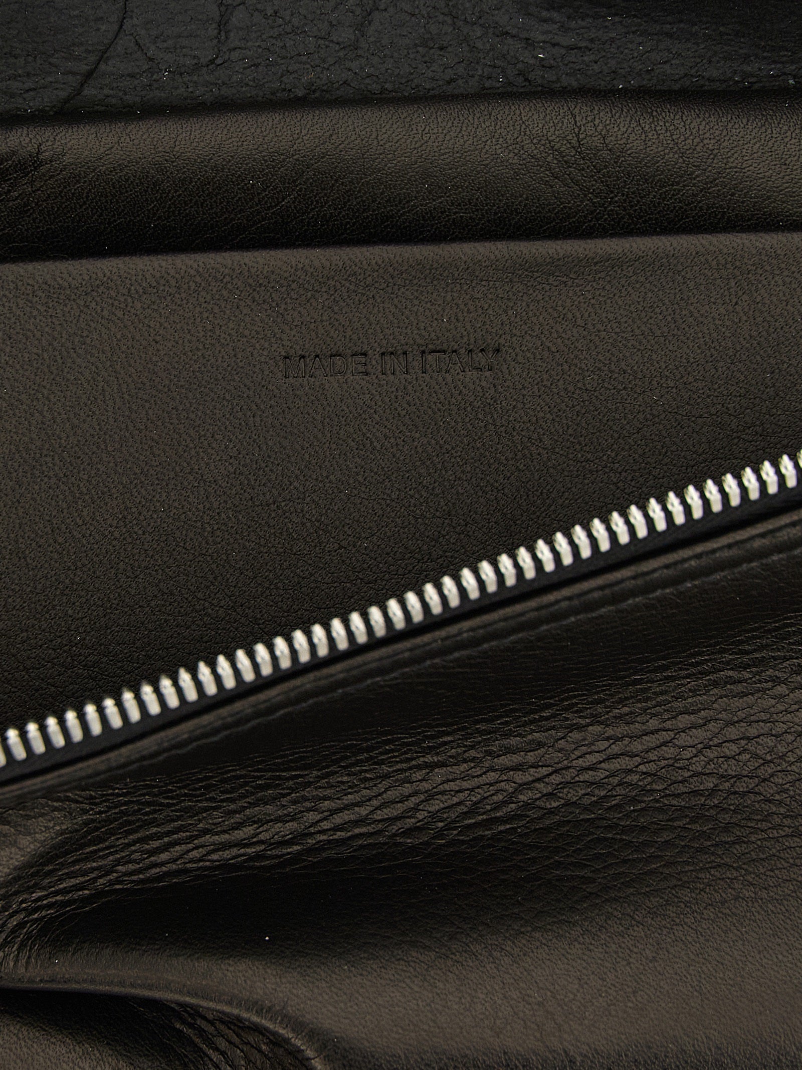 Rick Owens Black Calfskin Crossbody Bag