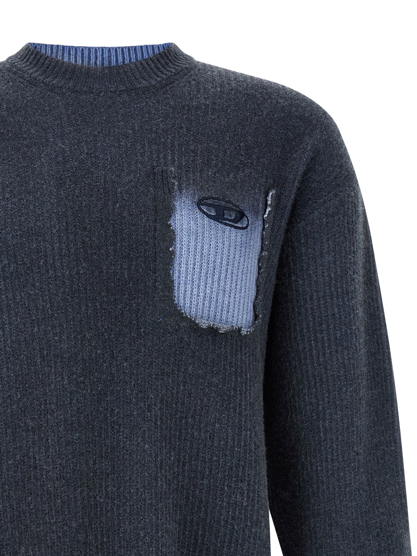 Diesel Blue Wool Cardigan - Elevate Your Wardrobe with Luxury