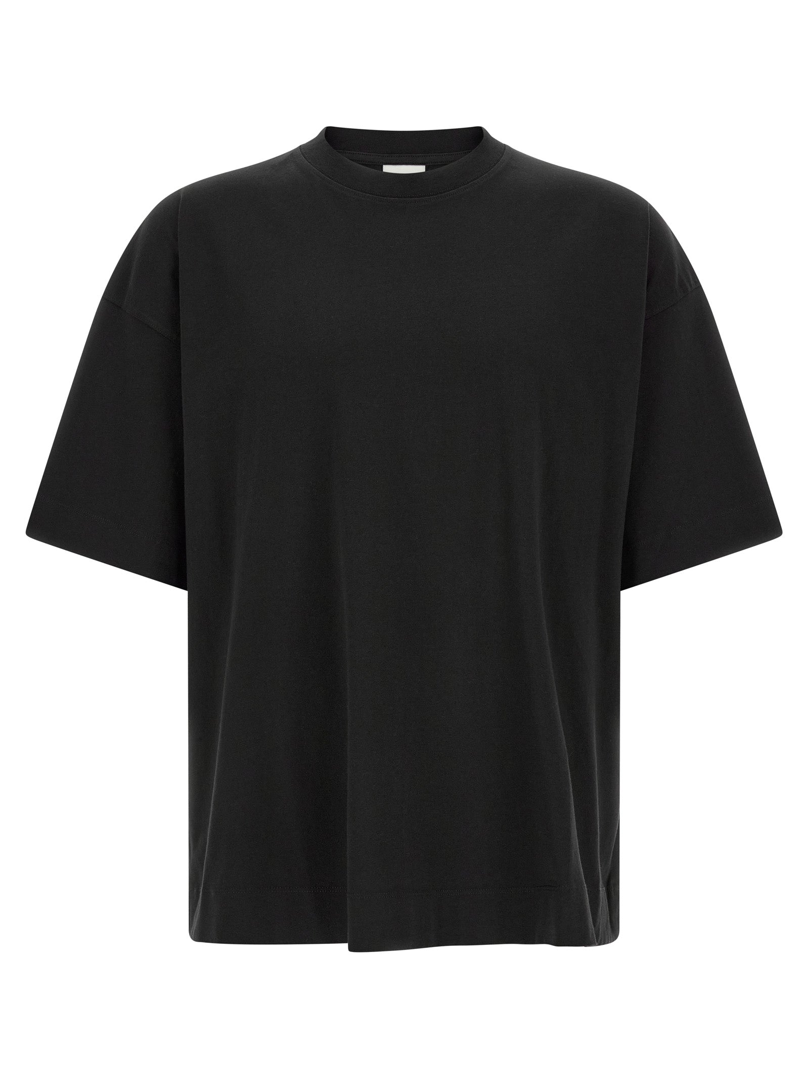 Dries Van Noten Black Cotton T-Shirt