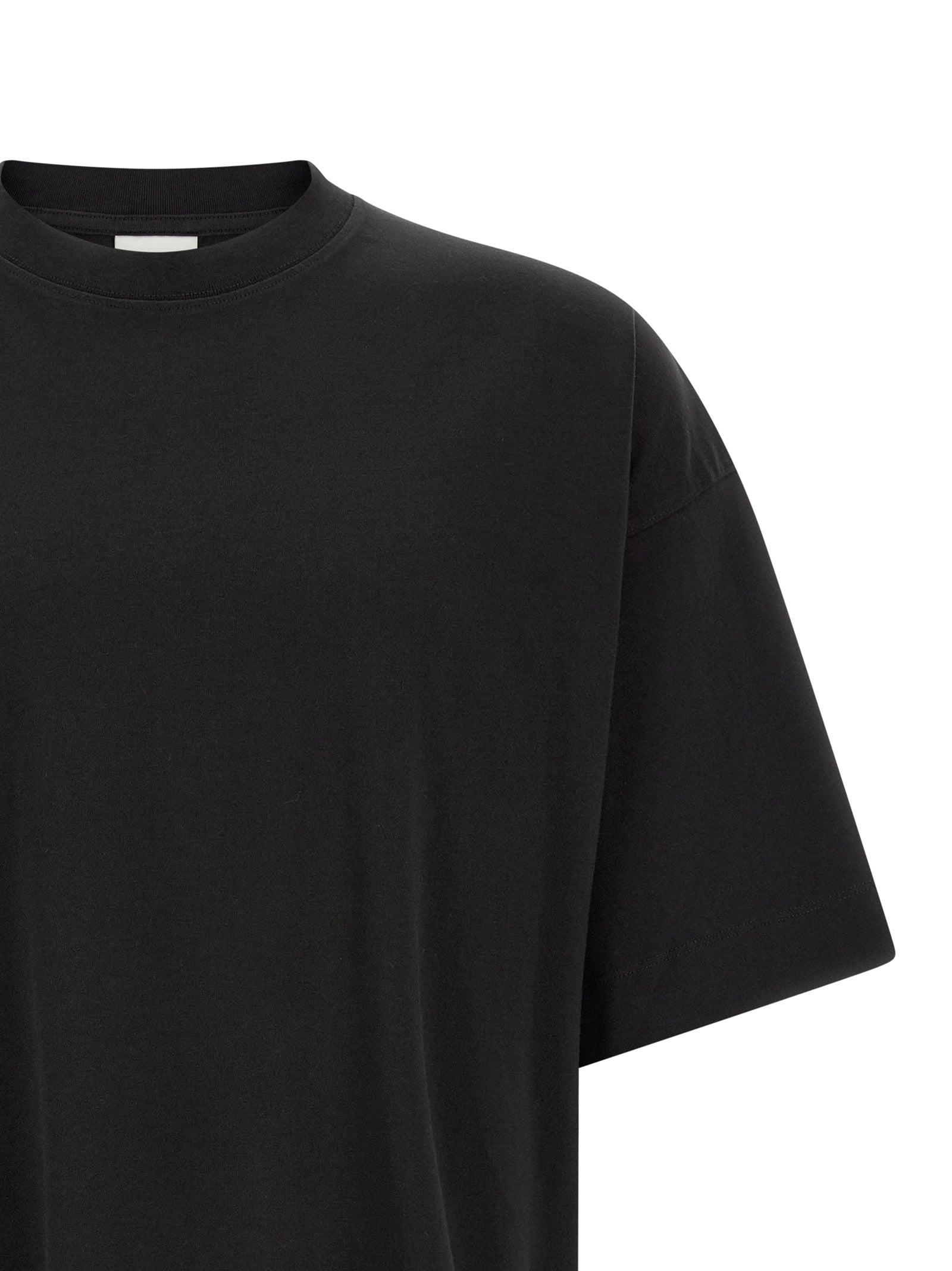 Dries Van Noten Black Cotton T-Shirt