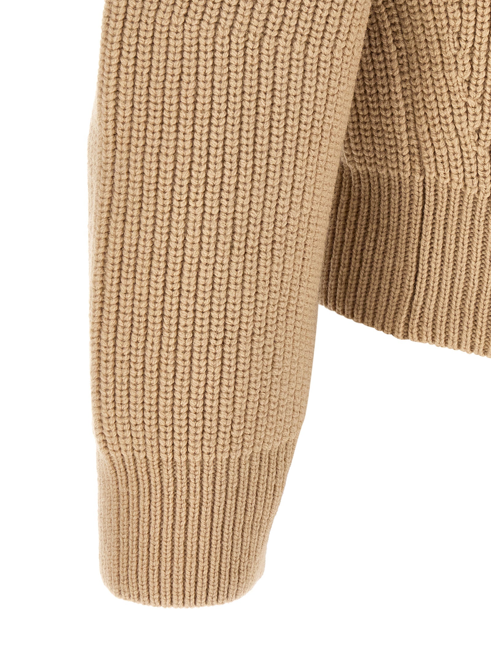 Dries Van Noten Beige Wool Cardigan - Timeless Luxury Elegance