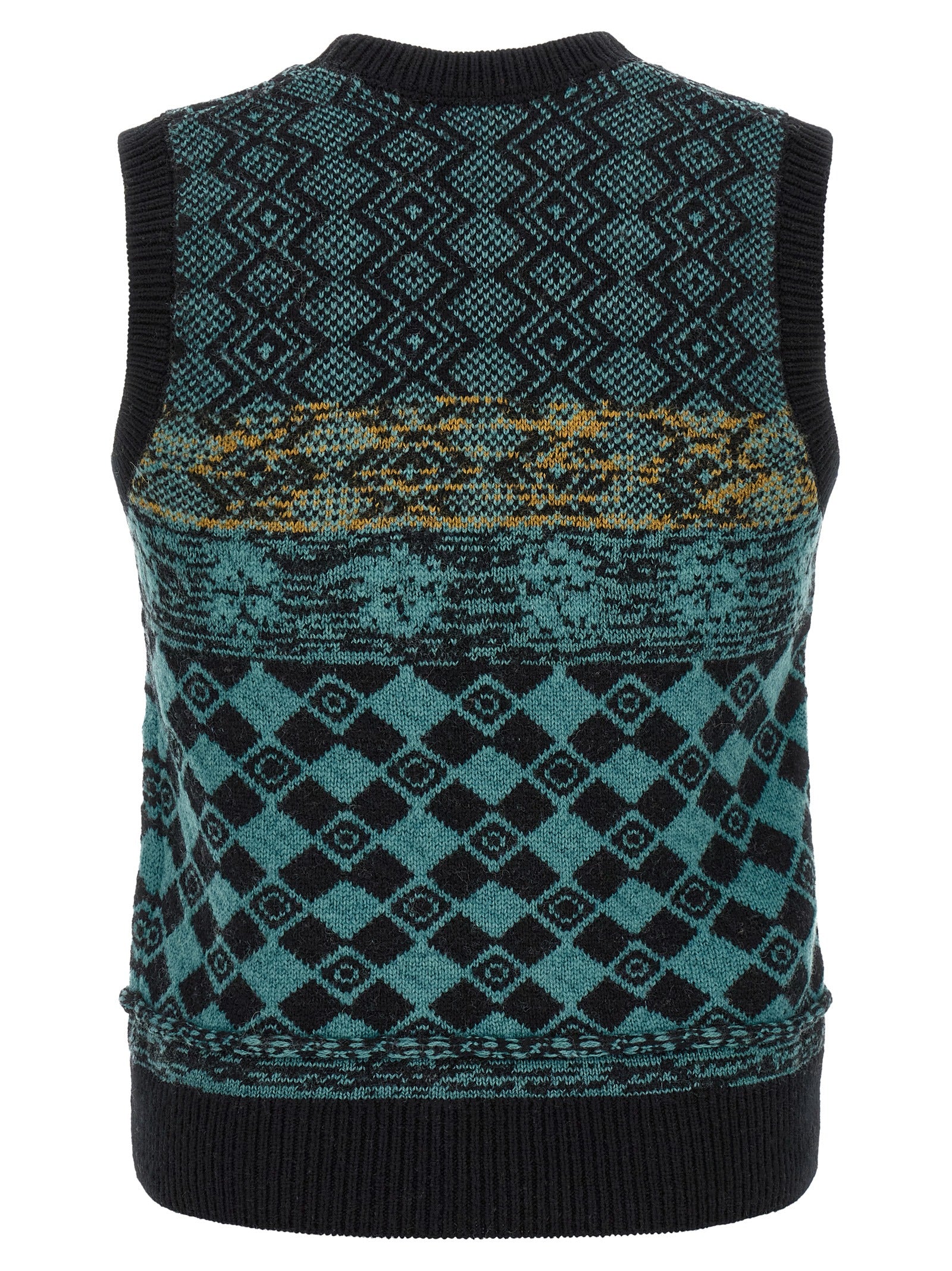 Dries Van Noten Multicolor Wool Cardigan - Timeless Elegance