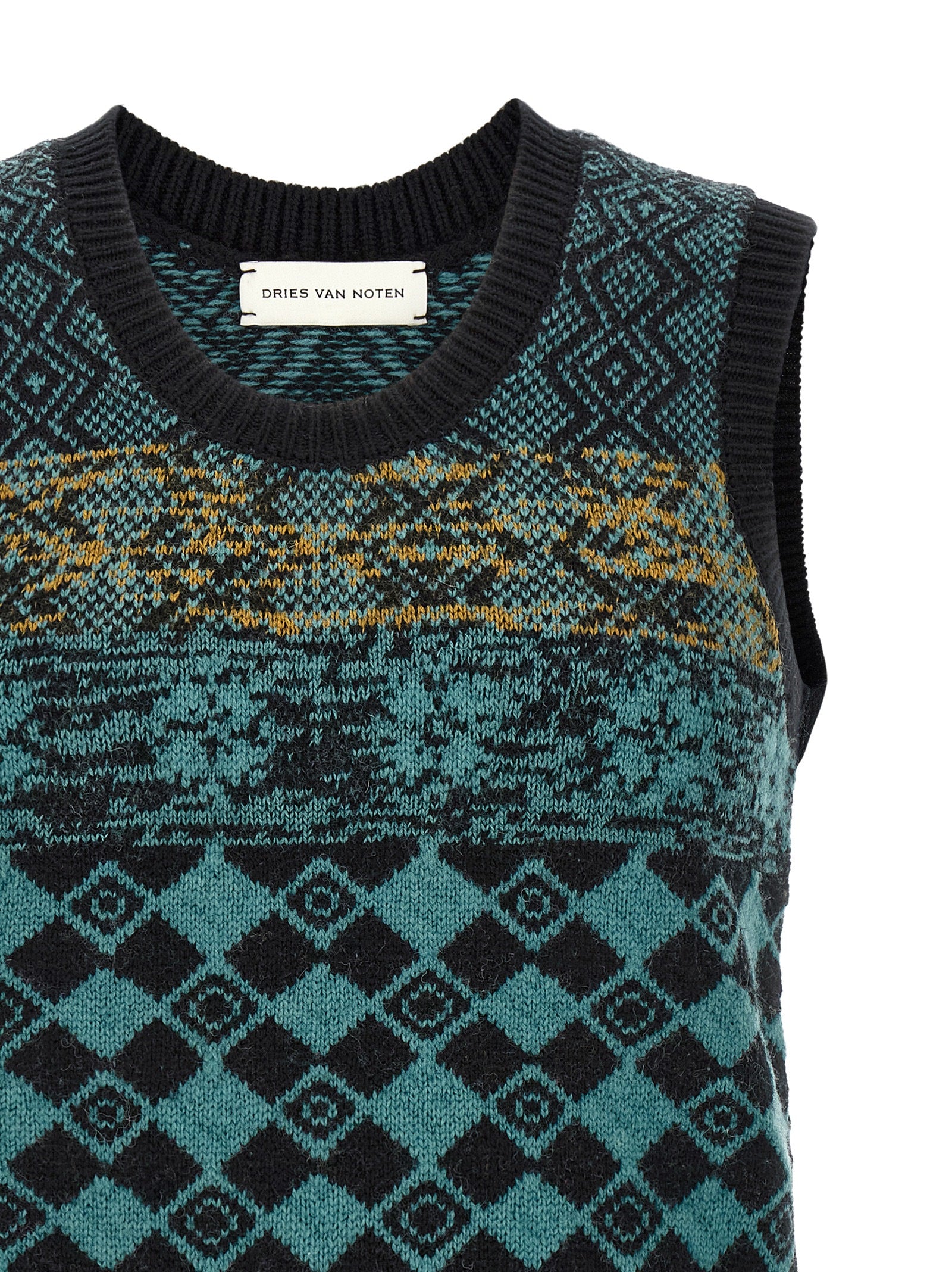 Dries Van Noten Multicolor Wool Cardigan - Timeless Luxury Knitwear