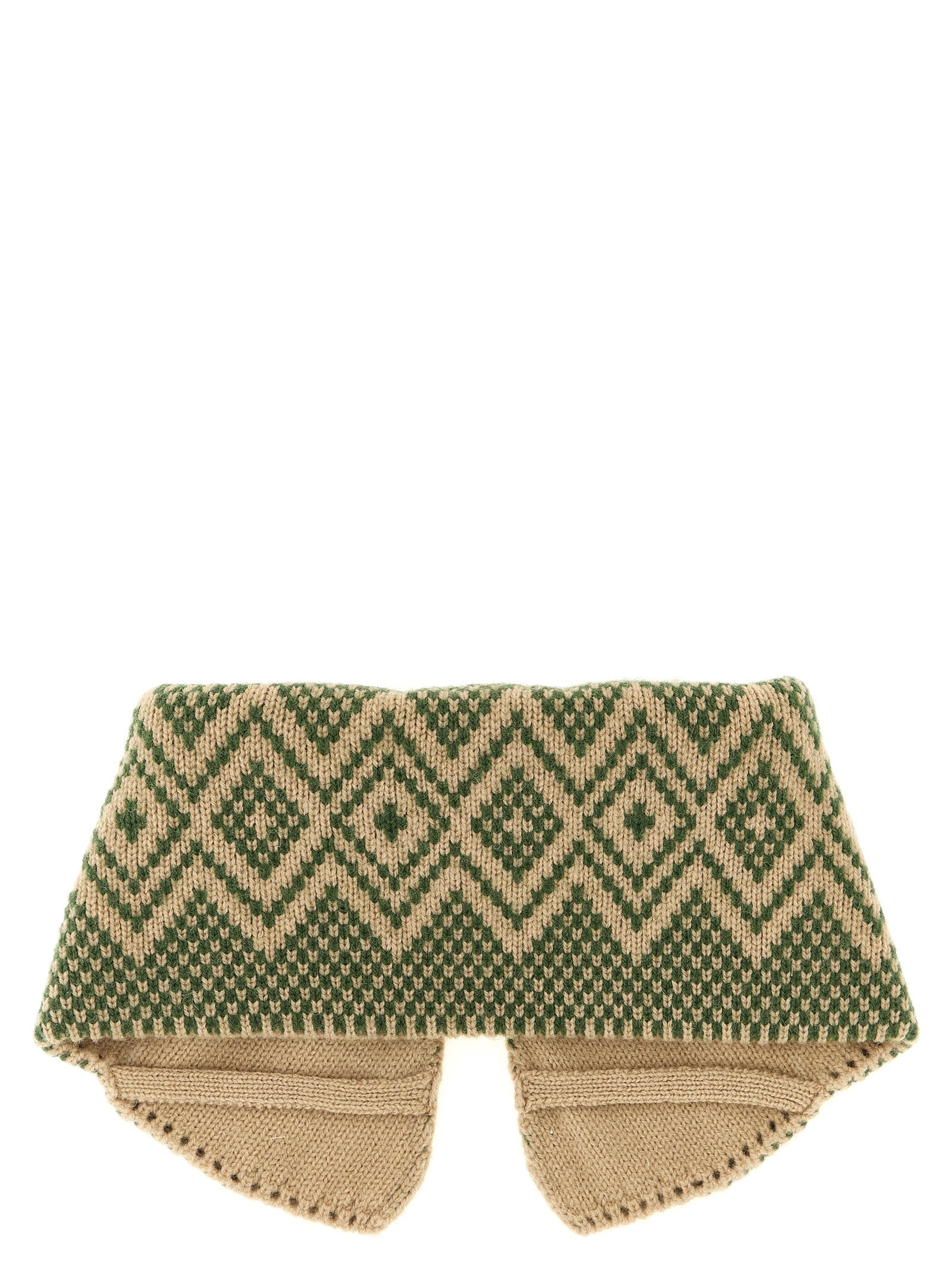 Dries Van Noten Beige Wool Scarf
