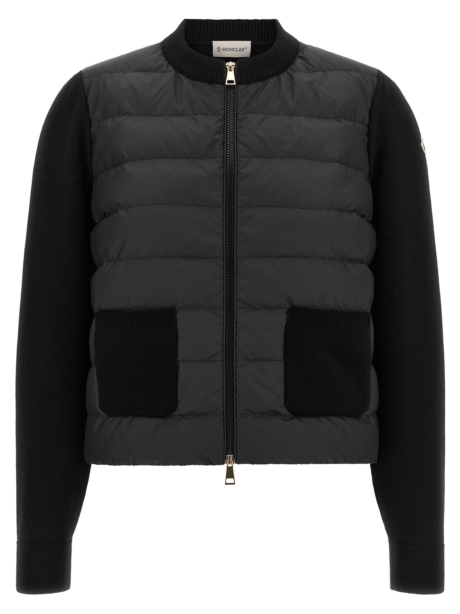 Moncler Black Cardigan - Exquisite Hybrid Design for Luxe Style