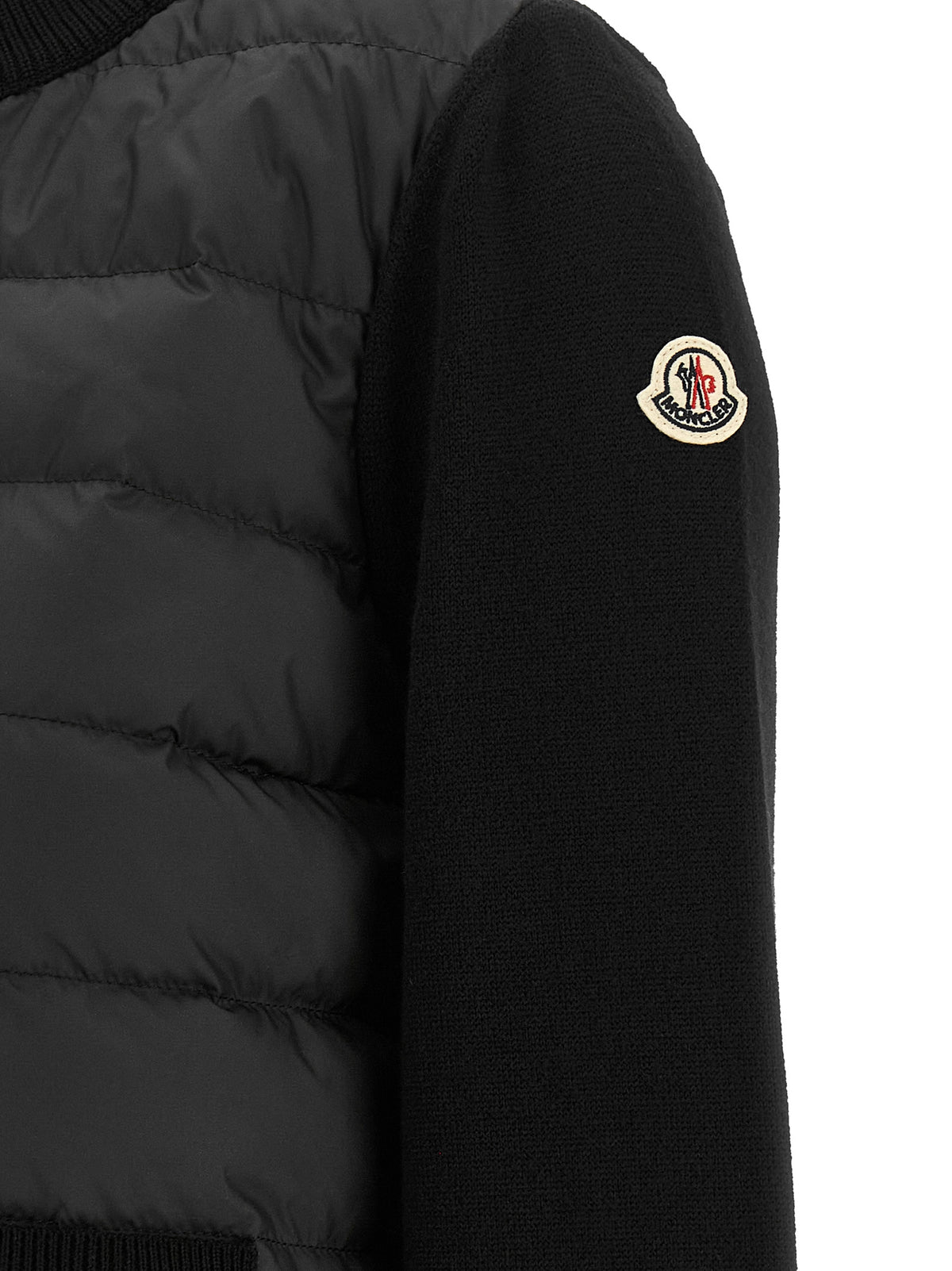 Moncler Black Cardigan - Elevate Your Wardrobe with Luxury