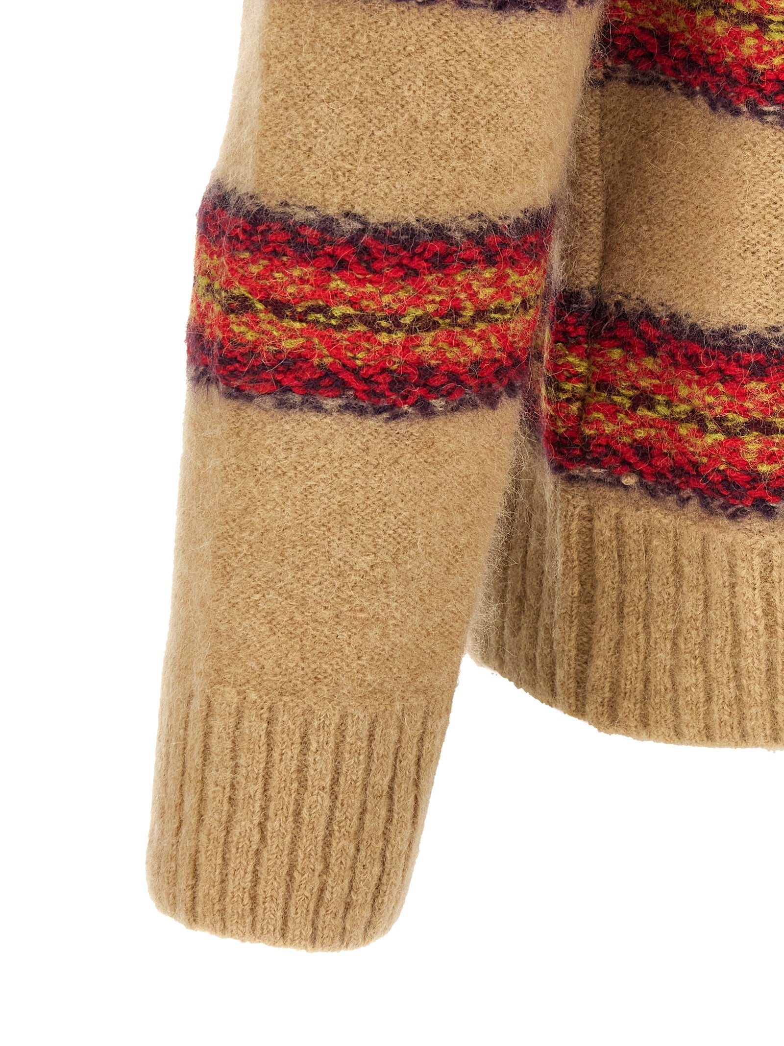 Dries Van Noten Beige Wool Cardigan - Timeless Luxury Statement