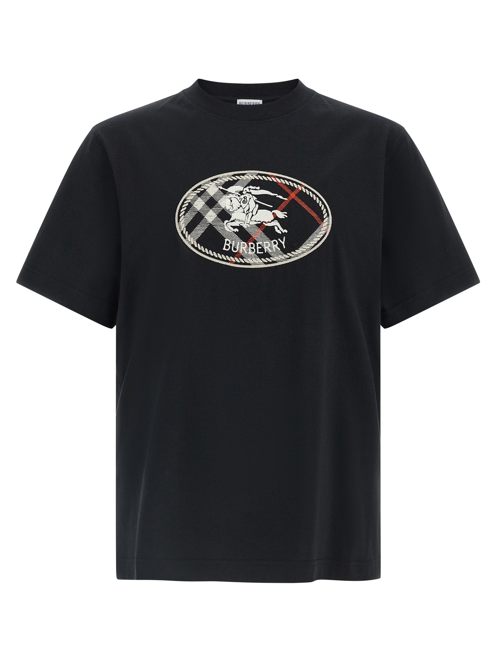 Burberry Black Cotton T-Shirt