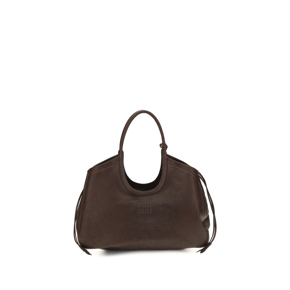 Miu Miu Brown Lamb Ovis Aries Handbag - Timeless Luxury Elegance