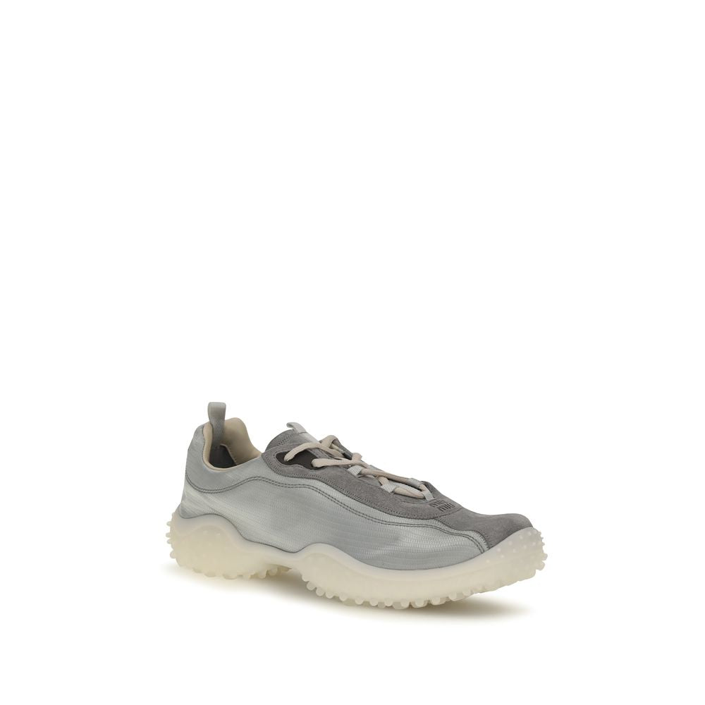 Miu Miu Gray Recycled Polyamide Chunky Sneakers - Sustainable Luxury