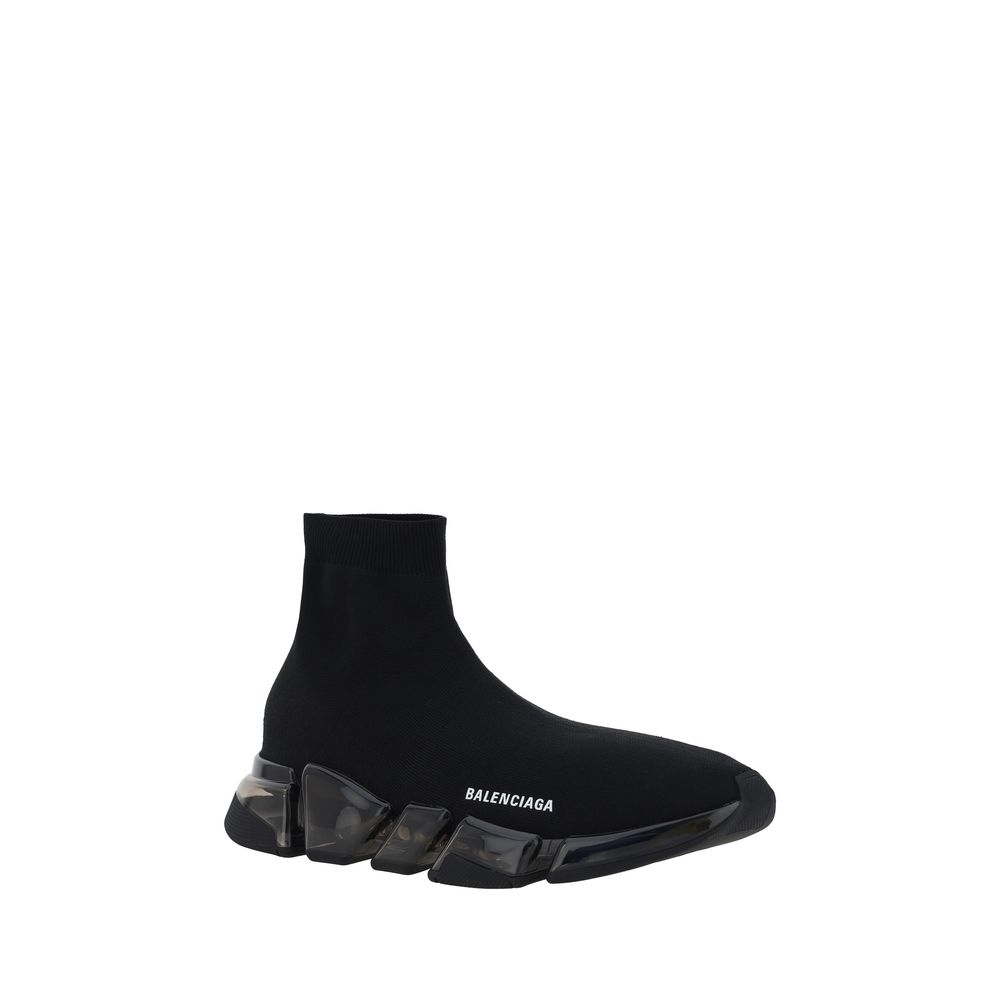 Balenciaga Black Polyester Athletic Sneakers – Elevate Luxury Style