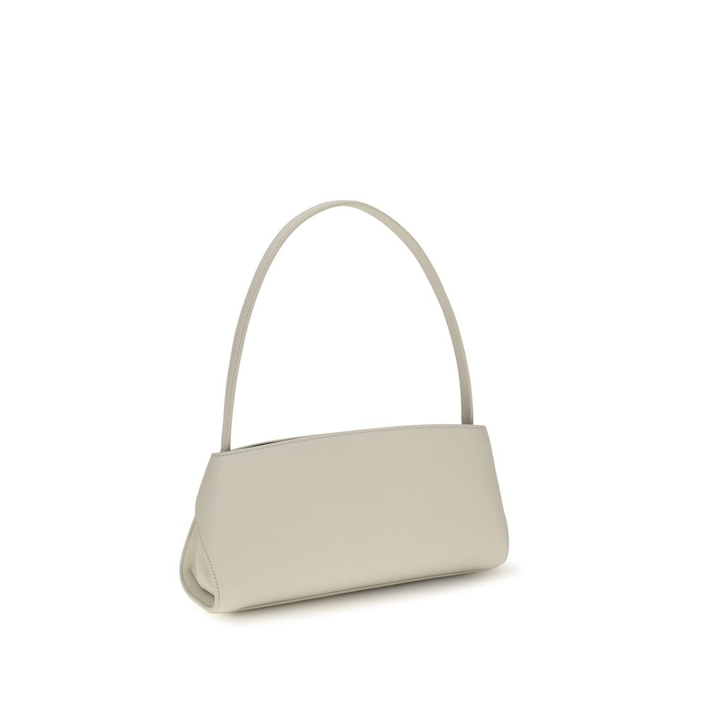 Discover the Ferragamo Beige Calf Leather Bos Taurus Shoulder Bag, a testament to exquisite craftsmanship and timeless elegance, perfect for the discerning individual.
