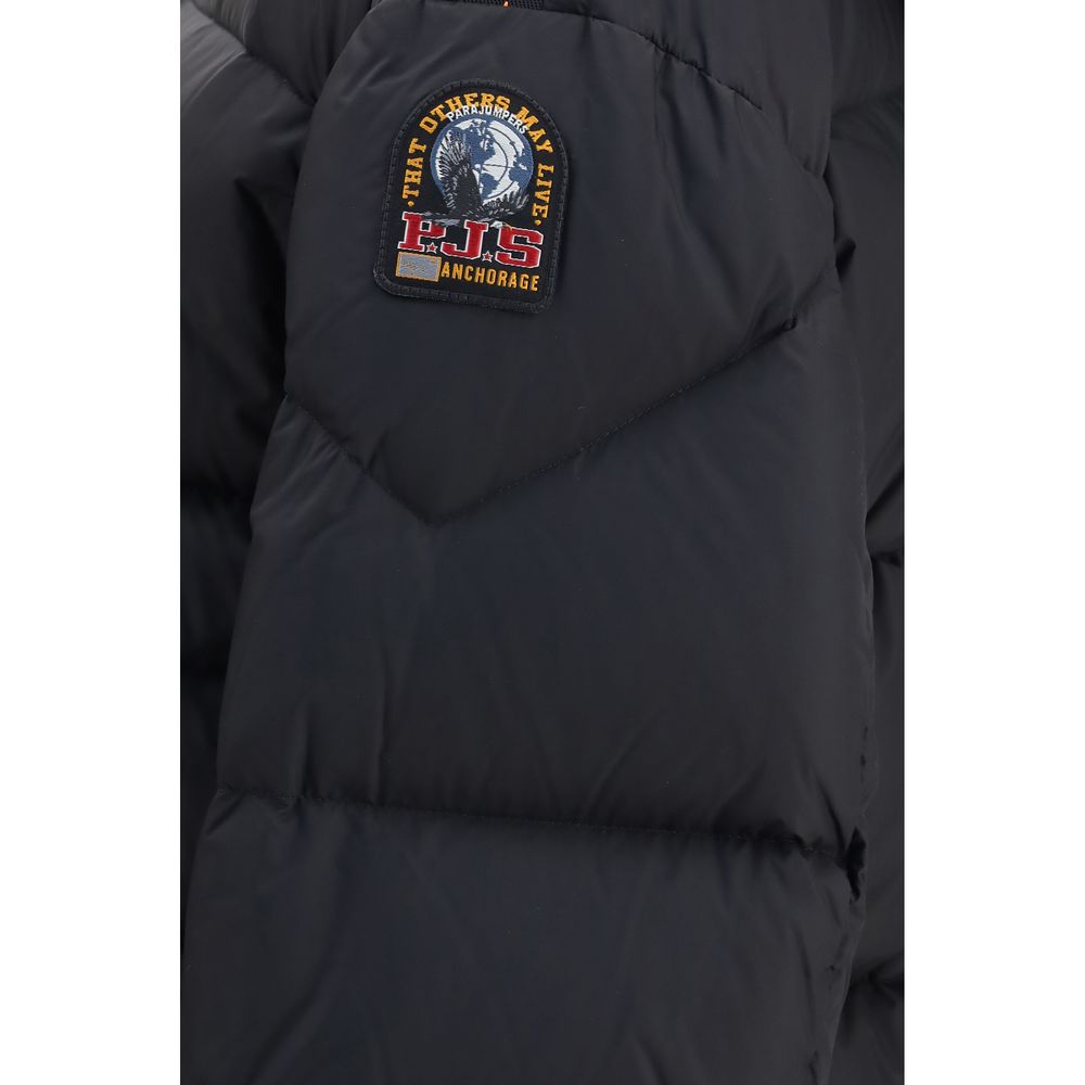 Parajumpers Black Goose Down Full-Length Jacket - Luxurious Warmth