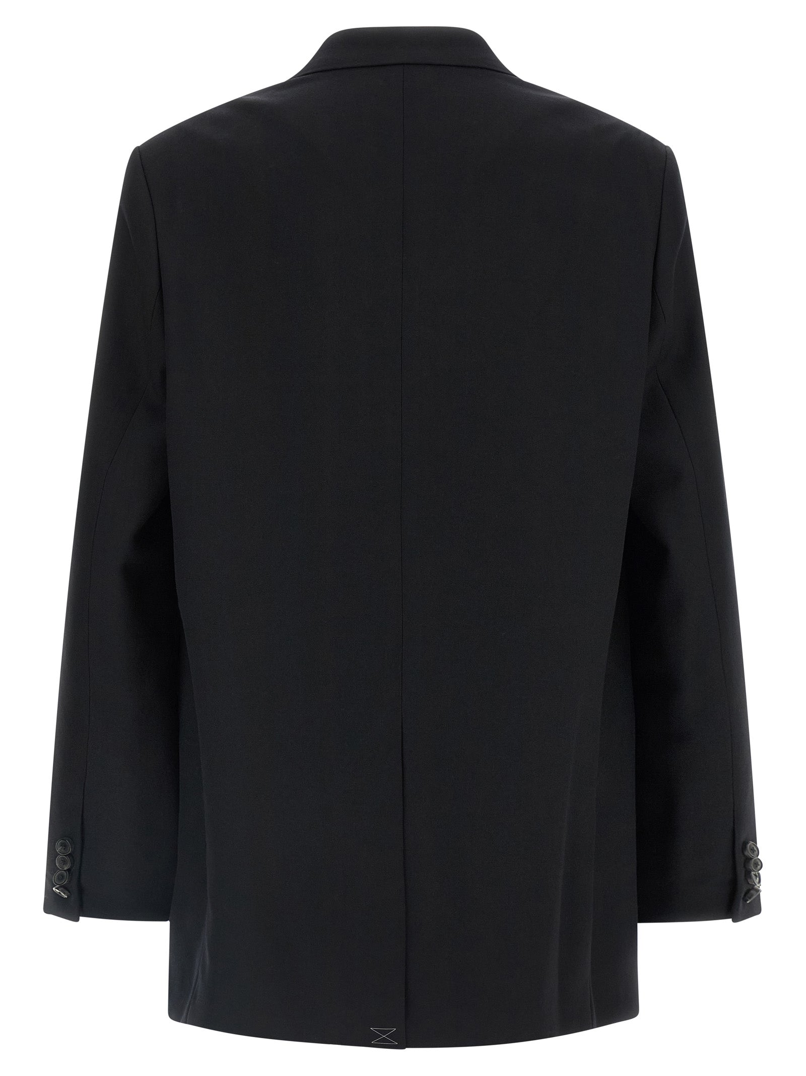 Experience the allure of Dries Van Noten's Black Wool Blazer, a masterful blend of craftsmanship and contemporary elegance, perfect for the discerning wardrobe.