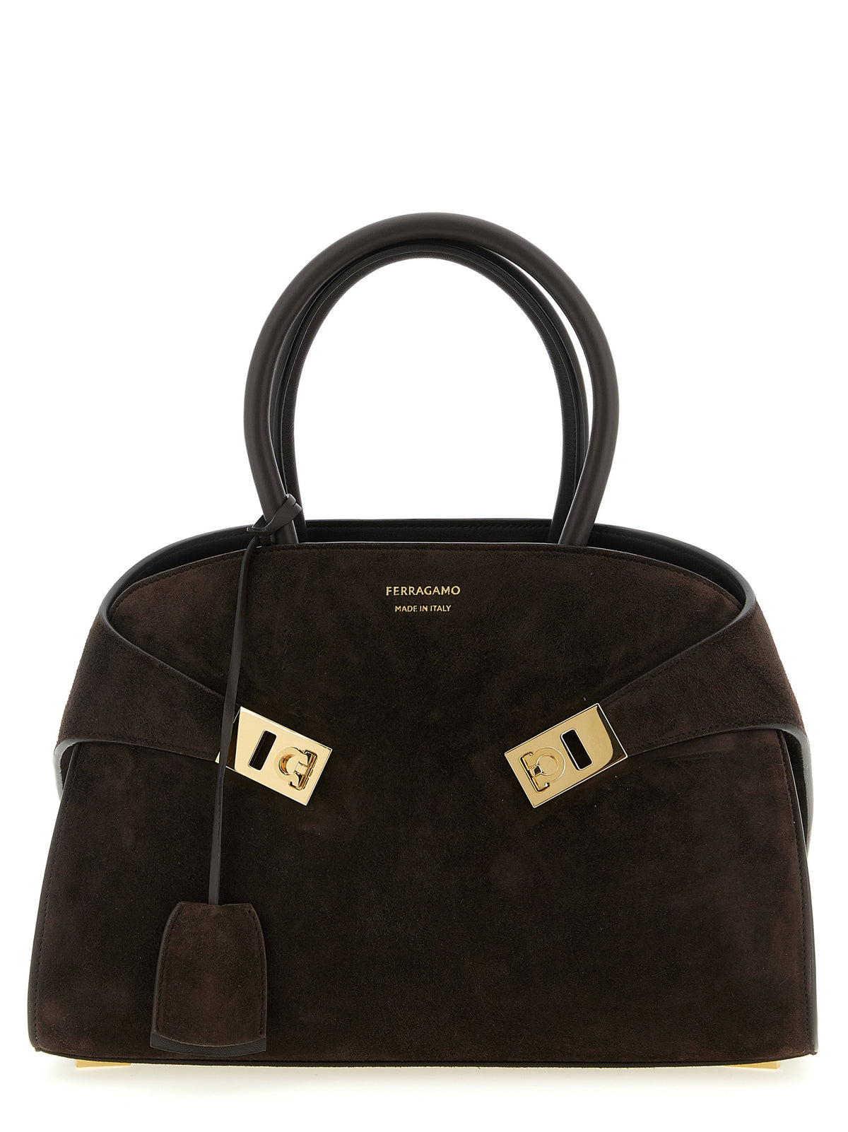 Ferragamo Brown Goatskin Handbag - Exquisite Italian Luxury