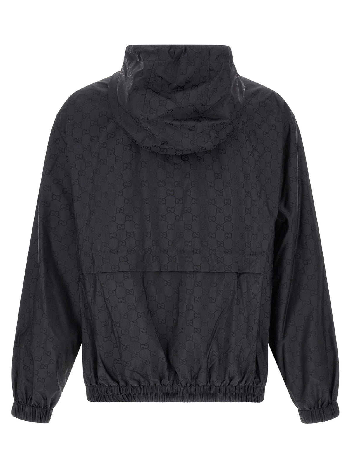 Elevate your style with the Gucci Black Polyamide Shell Jacket, a masterpiece of Italian craftsmanship that redefines luxury outerwear for the discerning individual.