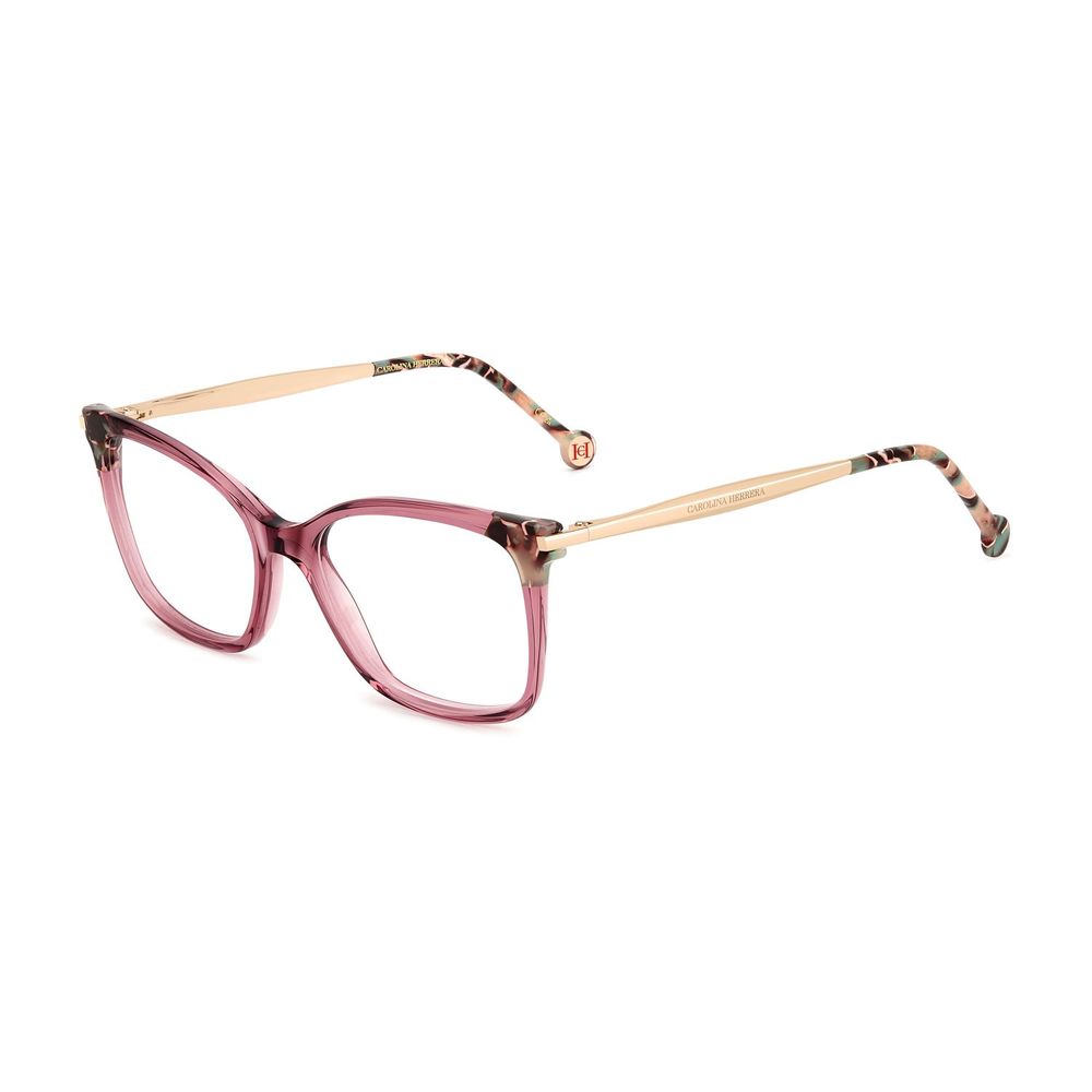 Carolina Herrera Pink Metal Glasses – Exquisite Luxury Frames