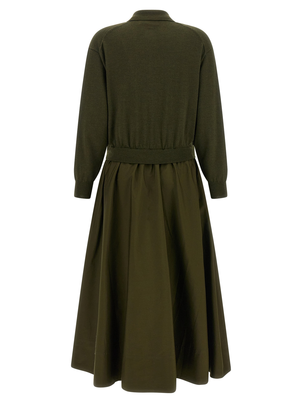Polo Ralph Lauren Bicolor Wool Long Dress - Timeless Luxury
