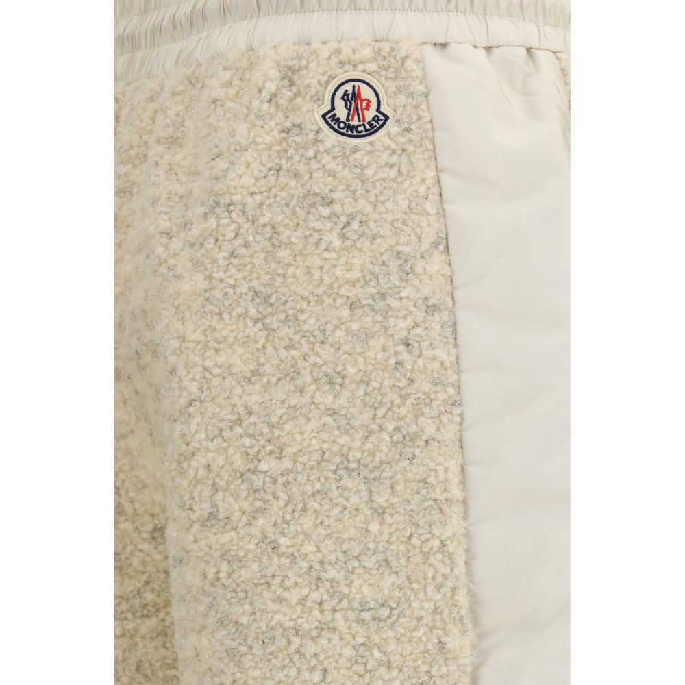 Moncler Beige Polyester Joggers - Luxury Sportswear Redefined