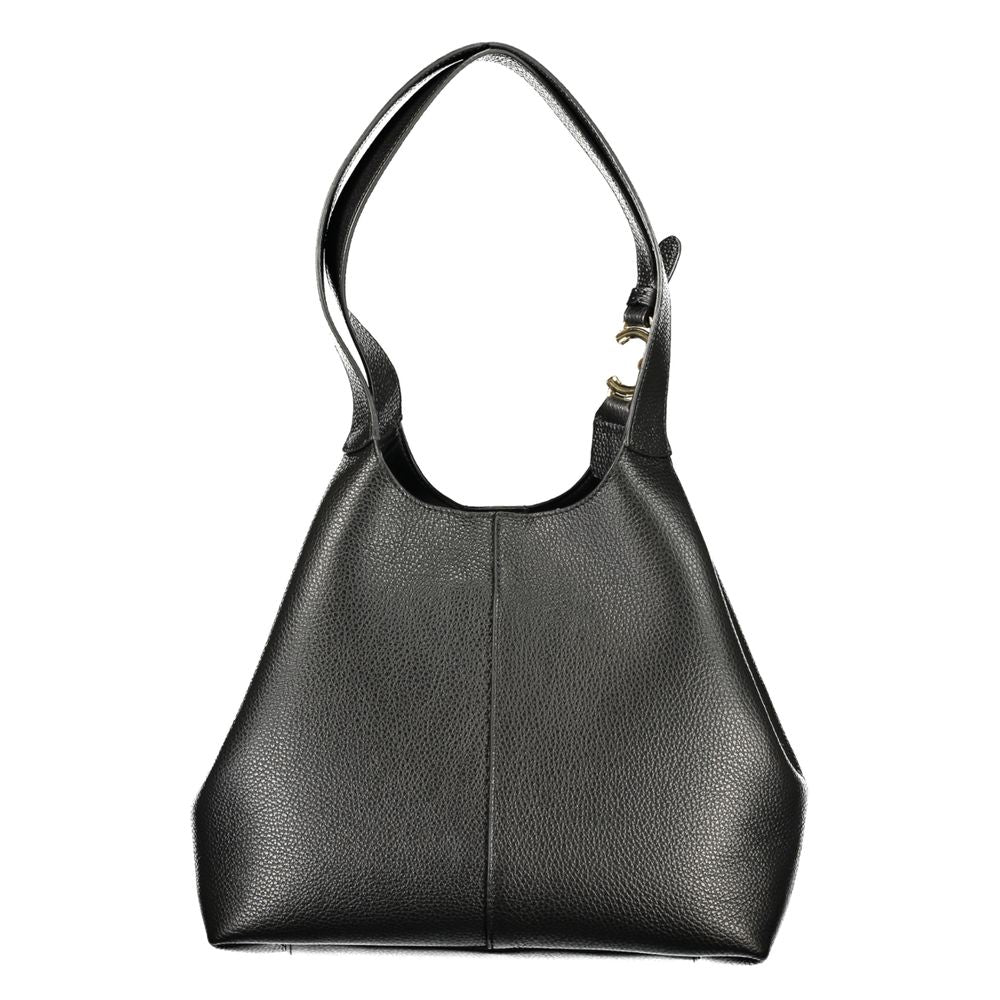 Coccinelle Nero Leather Handbag - Timeless Elegance Redefined