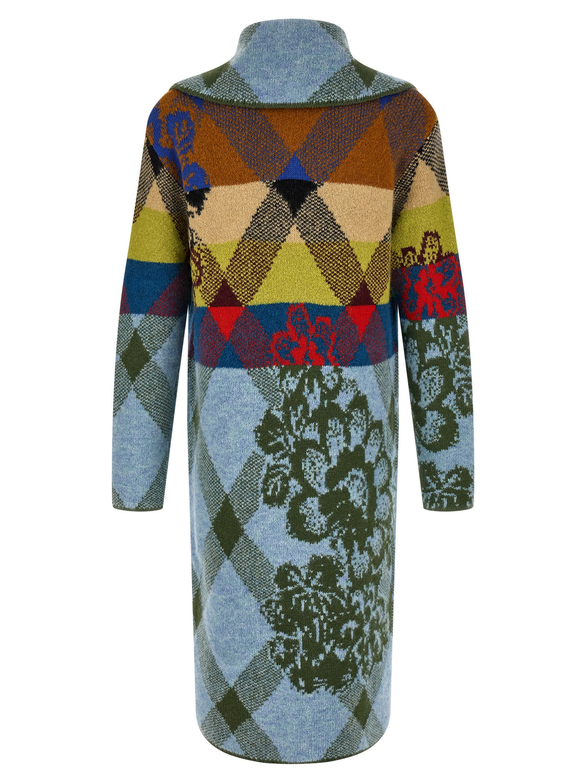 Dries Van Noten Multicolor Wool Cardigan - Luxe Knitwear Elegance