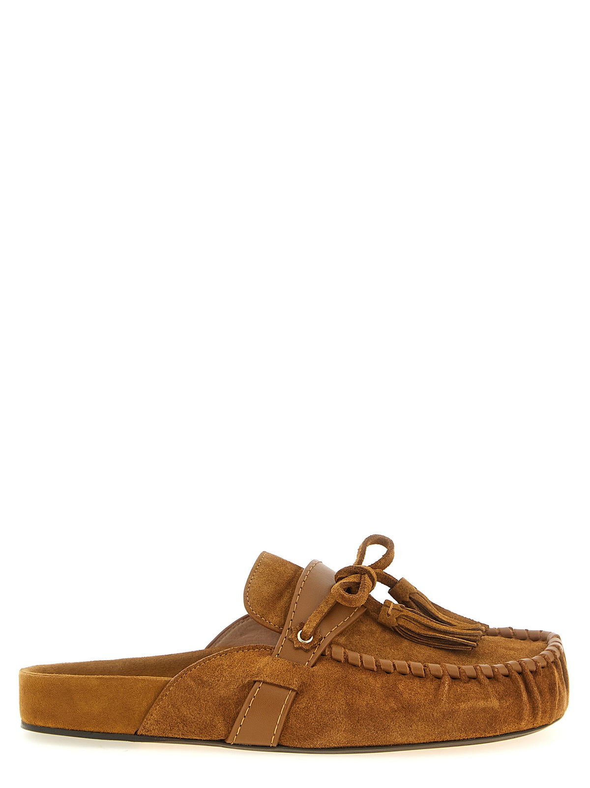 Isabel Marant Brown Cowhide Slip-On Loafers - Luxury Redefined