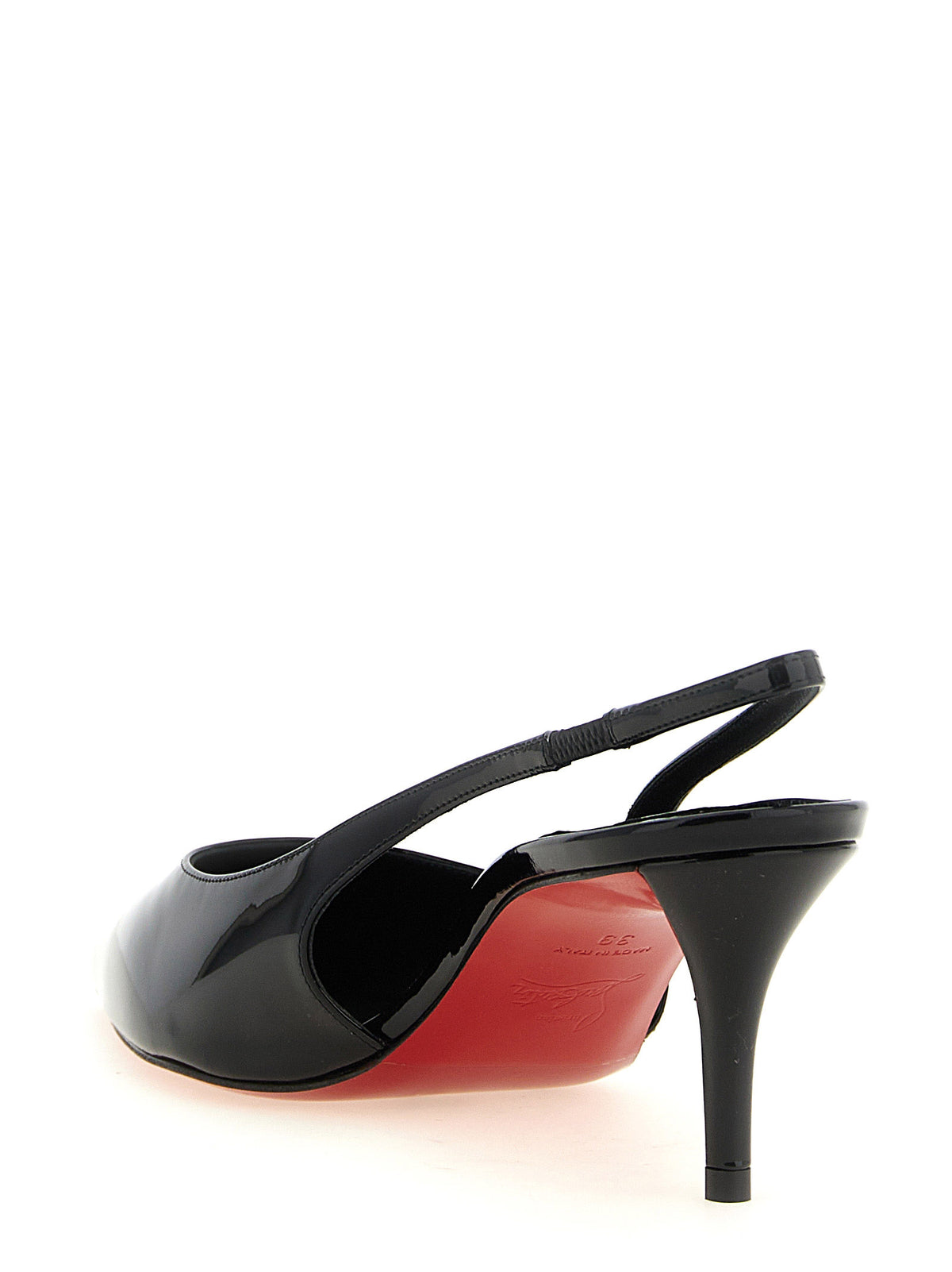 Christian Louboutin Black Calfskin Mid Heel Pumps - Timeless Elegance