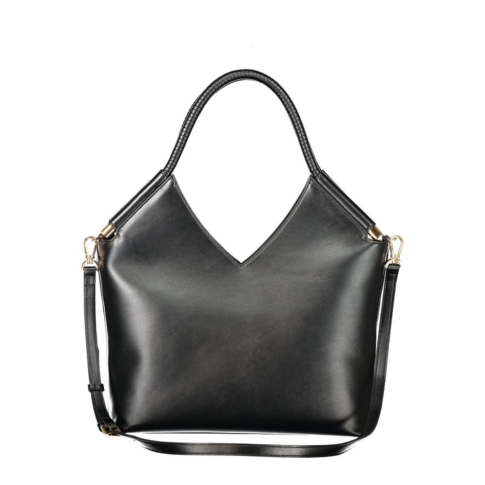Discover the Twinset Black Polyethylene Handbag, a masterpiece of elegance and functionality, designed for those who appreciate timeless luxury and impeccable craftsmanship.