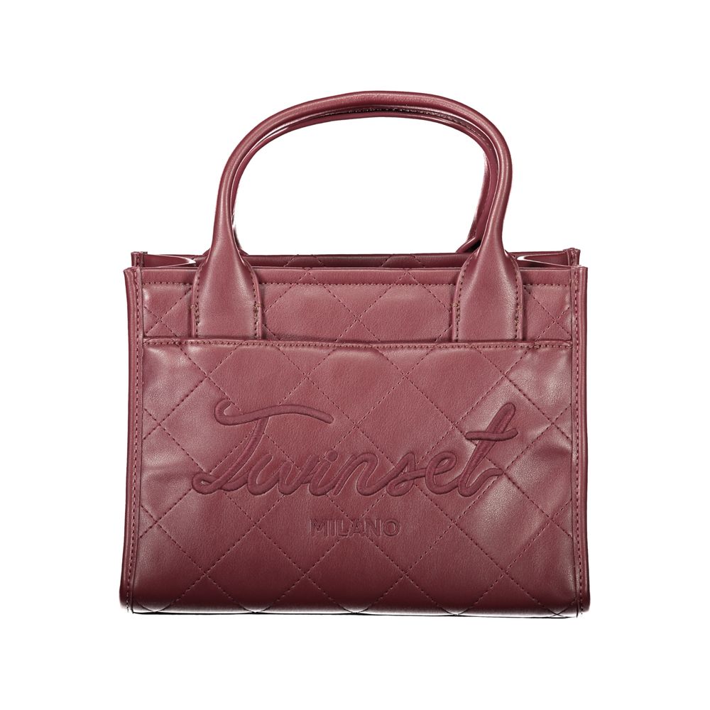 Elevate your style with the Twinset Red Polyethylene Handbag, a masterpiece of exquisite craftsmanship and timeless elegance, perfect for the discerning individual.