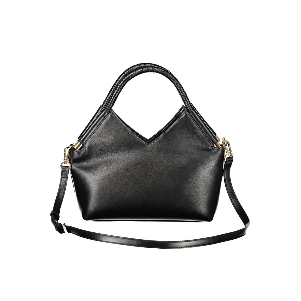 Discover the Twinset Black Polyethylene Handbag, a masterpiece of exquisite craftsmanship and timeless elegance, perfect for elevating your sophisticated style.
