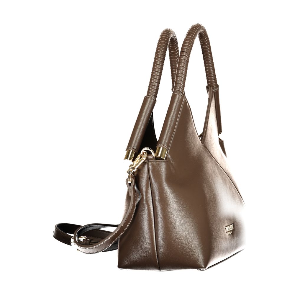 Twinset Brown Polyethylene Handbag - Exquisite Luxury Tote