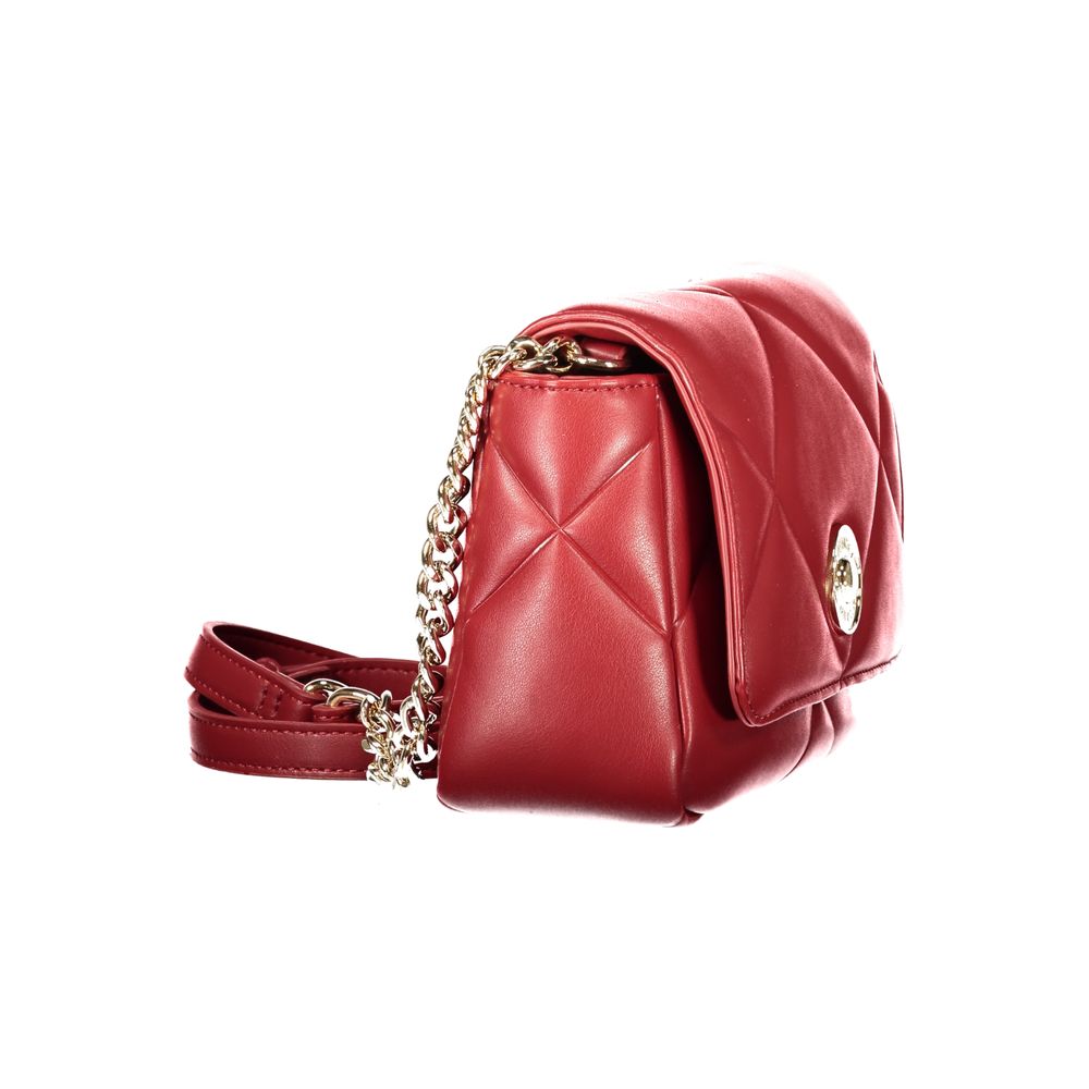 Discover the Twinset Red Polyethylene Handbag, a symbol of Italian craftsmanship and elegance, designed to elevate your style with its chic quilted design and luxurious details.