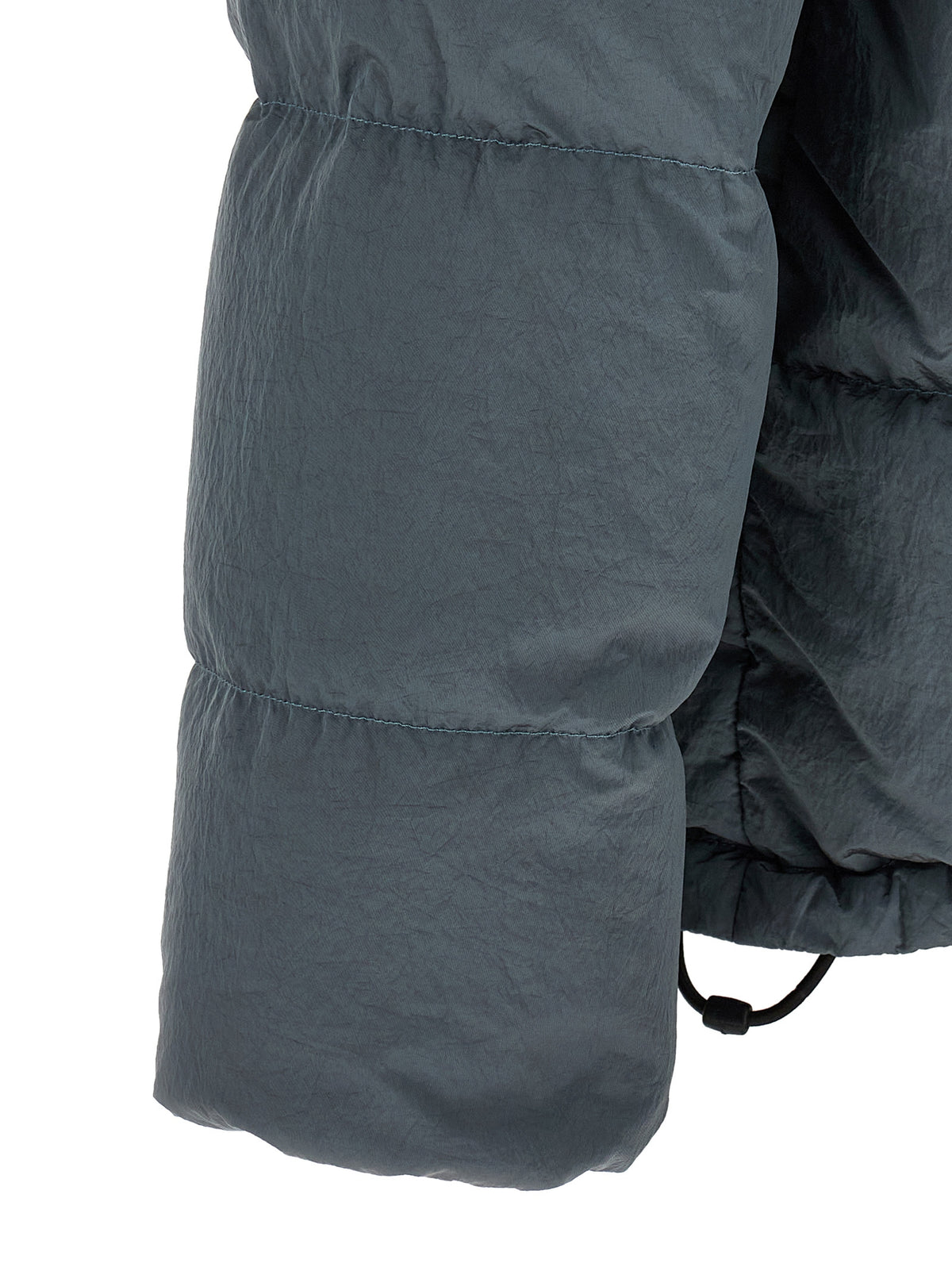 Stone Island Gray Polyamide Full-Length Jacket - Luxury Outerwear