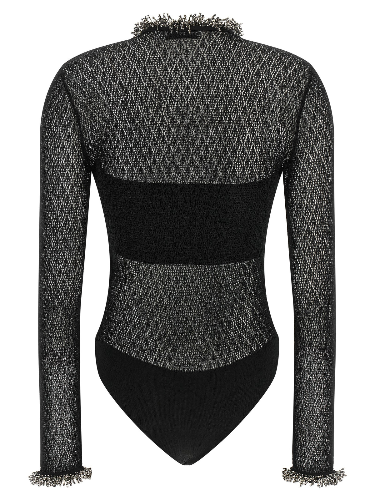 Indulge in the exquisite allure of Self-Portrait's Black Viscose Tank Top, where meticulous craftsmanship meets bold elegance, perfect for the modern connoisseur.