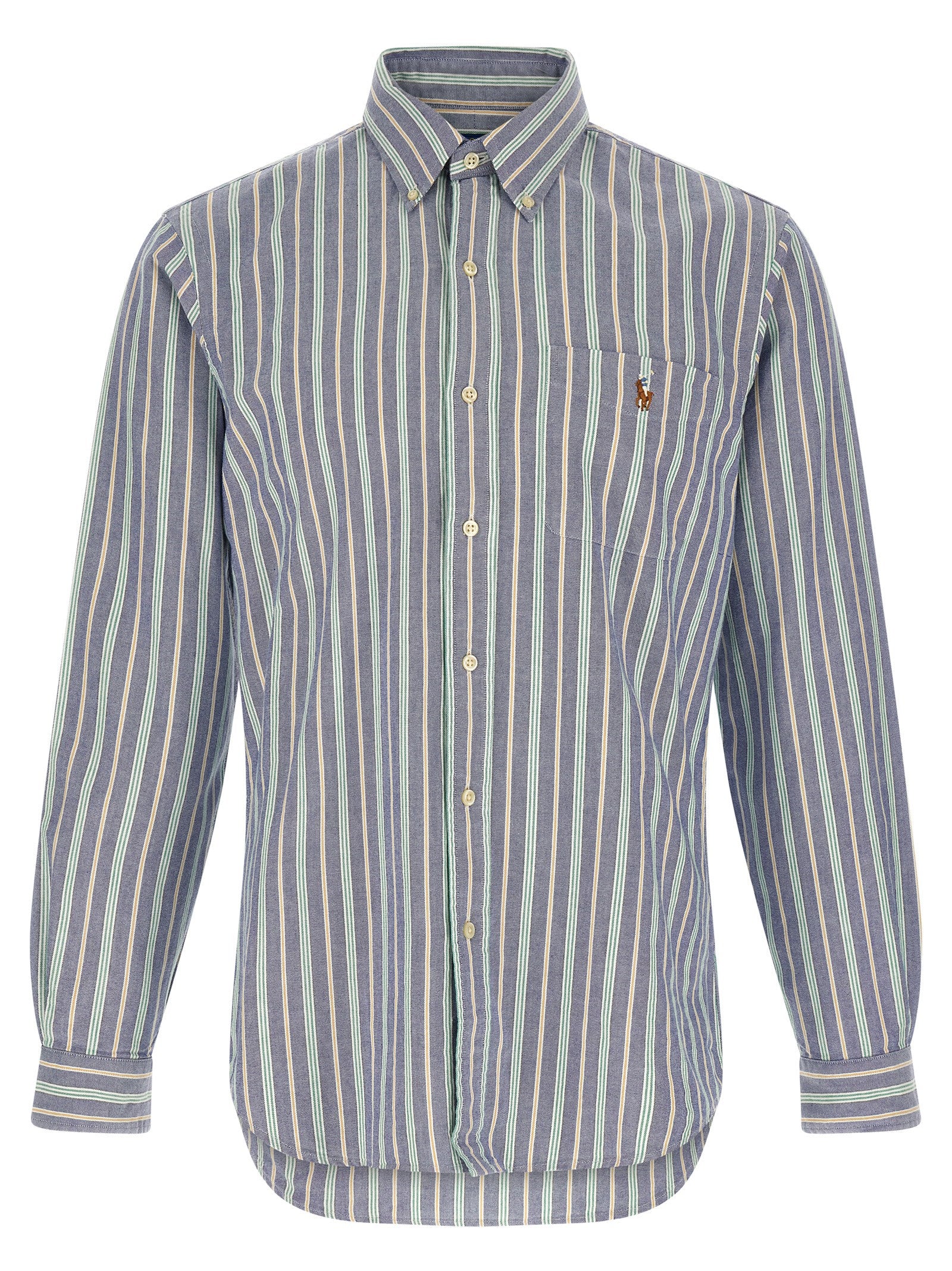 Discover the elegance of Polo Ralph Lauren's Multicolor Cotton Blouse, a timeless piece crafted in pure cotton, perfect for those who embody sophistication and style.