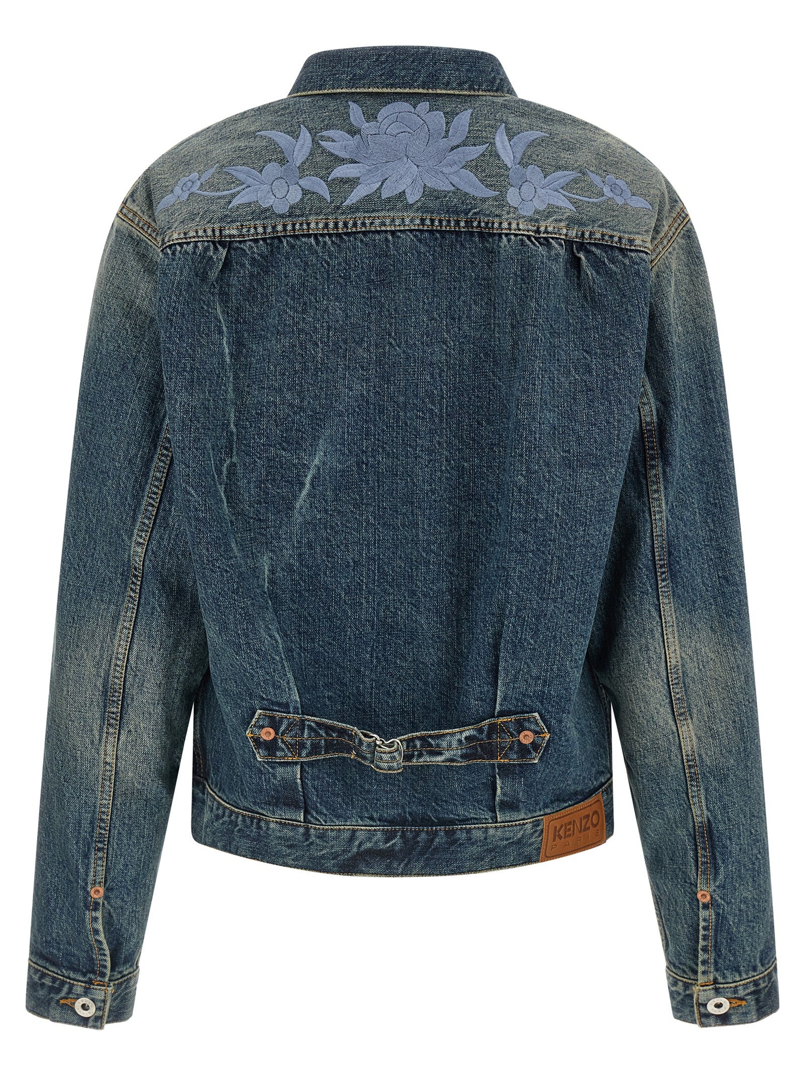 Kenzo Blue Cotton Denim Jacket