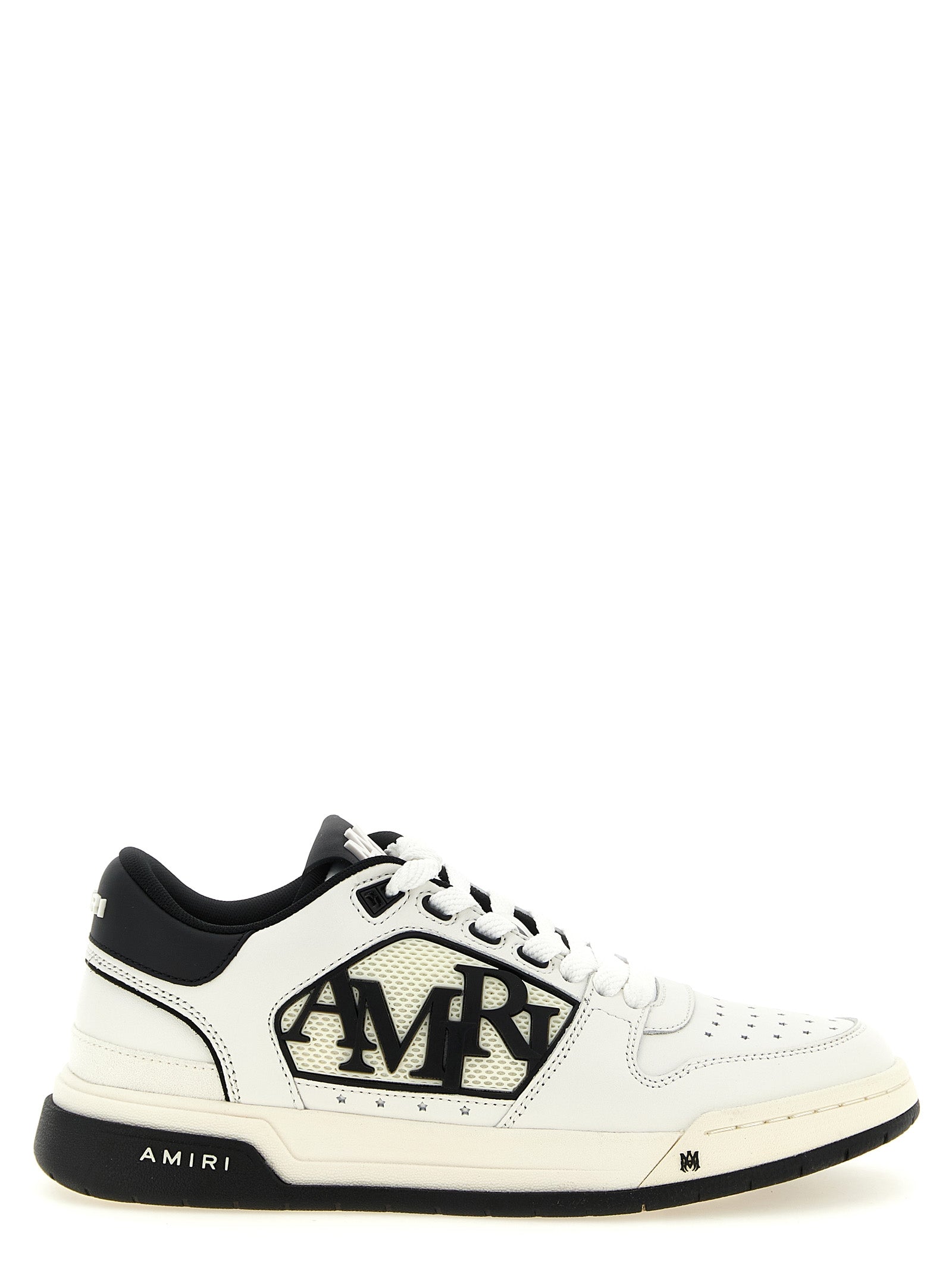 Elevate your style with Amiri Bicolor Calfskin Low Top Sneakers, a fusion of fine craftsmanship and urban sophistication, designed for those who command attention.