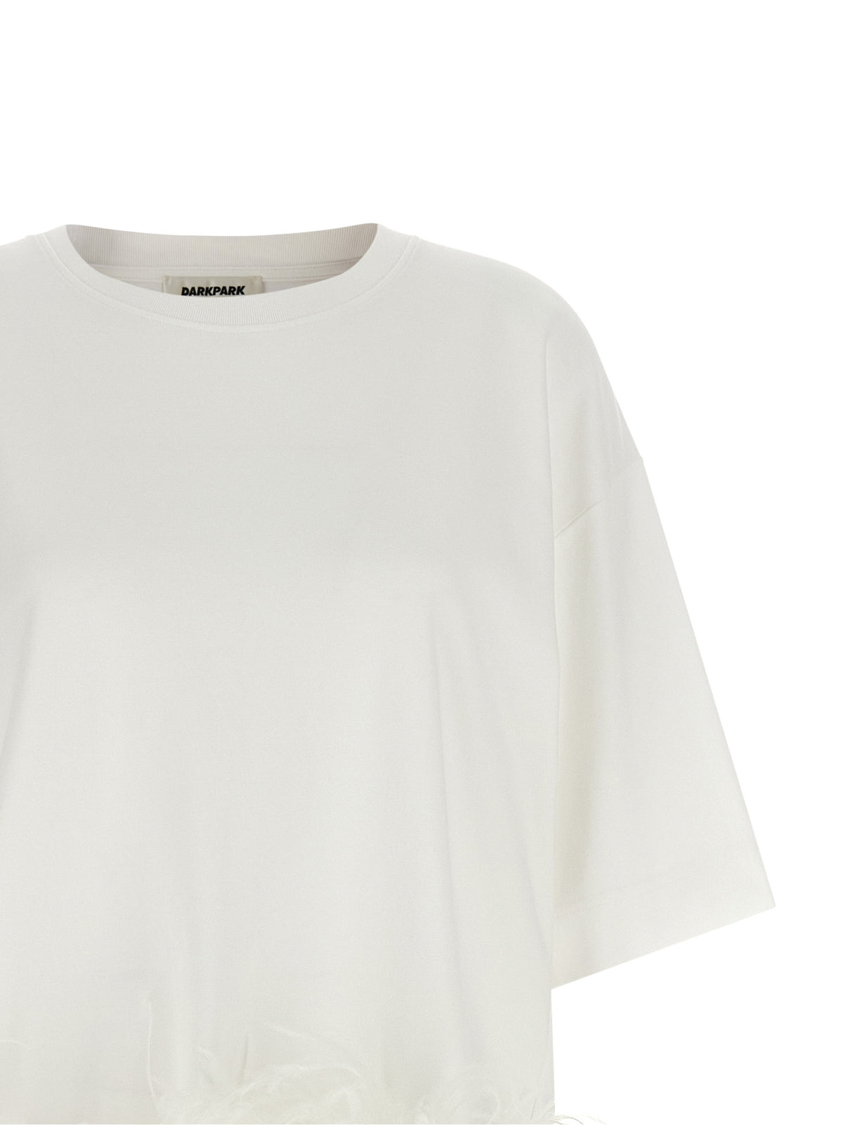DARKPARK White Cotton T-Shirt - Timeless Elegance Redefined