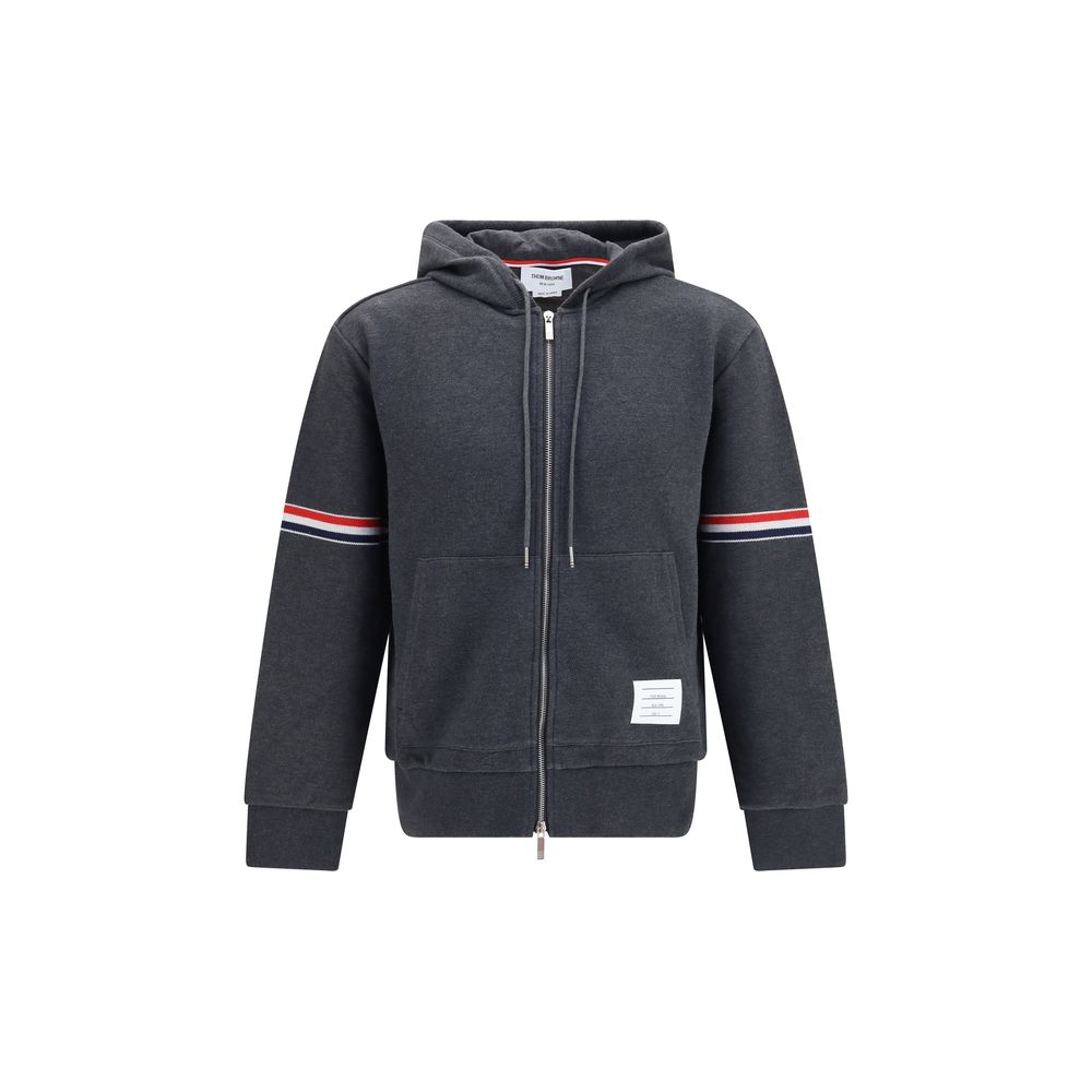 Thom Browne Gray Cotton Sweatshirt - Timeless Luxury Redefined