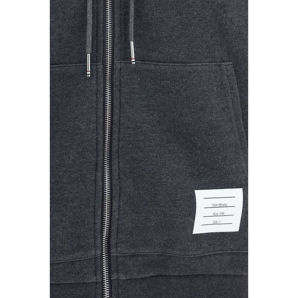 Thom Browne Gray Cotton Sweatshirt - Timeless Luxury Redefined