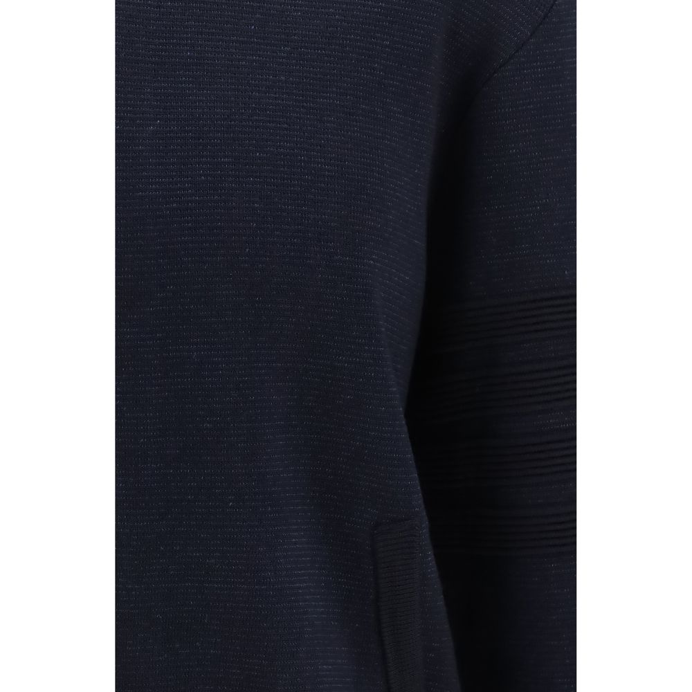 Thom Browne Blue Wool Oves Aries Bomber - Timeless Luxury Jacket