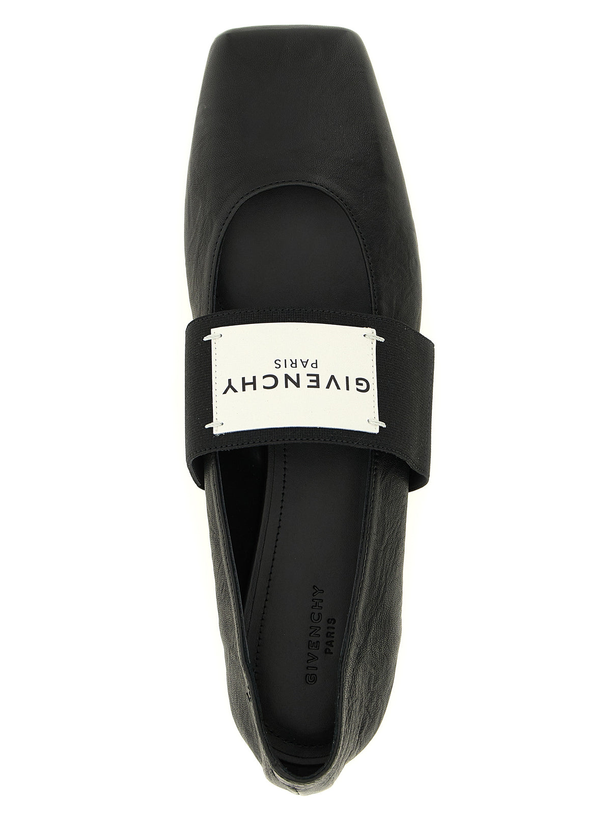 Experience the allure of Givenchy's Black Lamb Leather Ballet Flats, where exquisite craftsmanship meets modern elegance, perfect for those who embody luxury and sophistication.