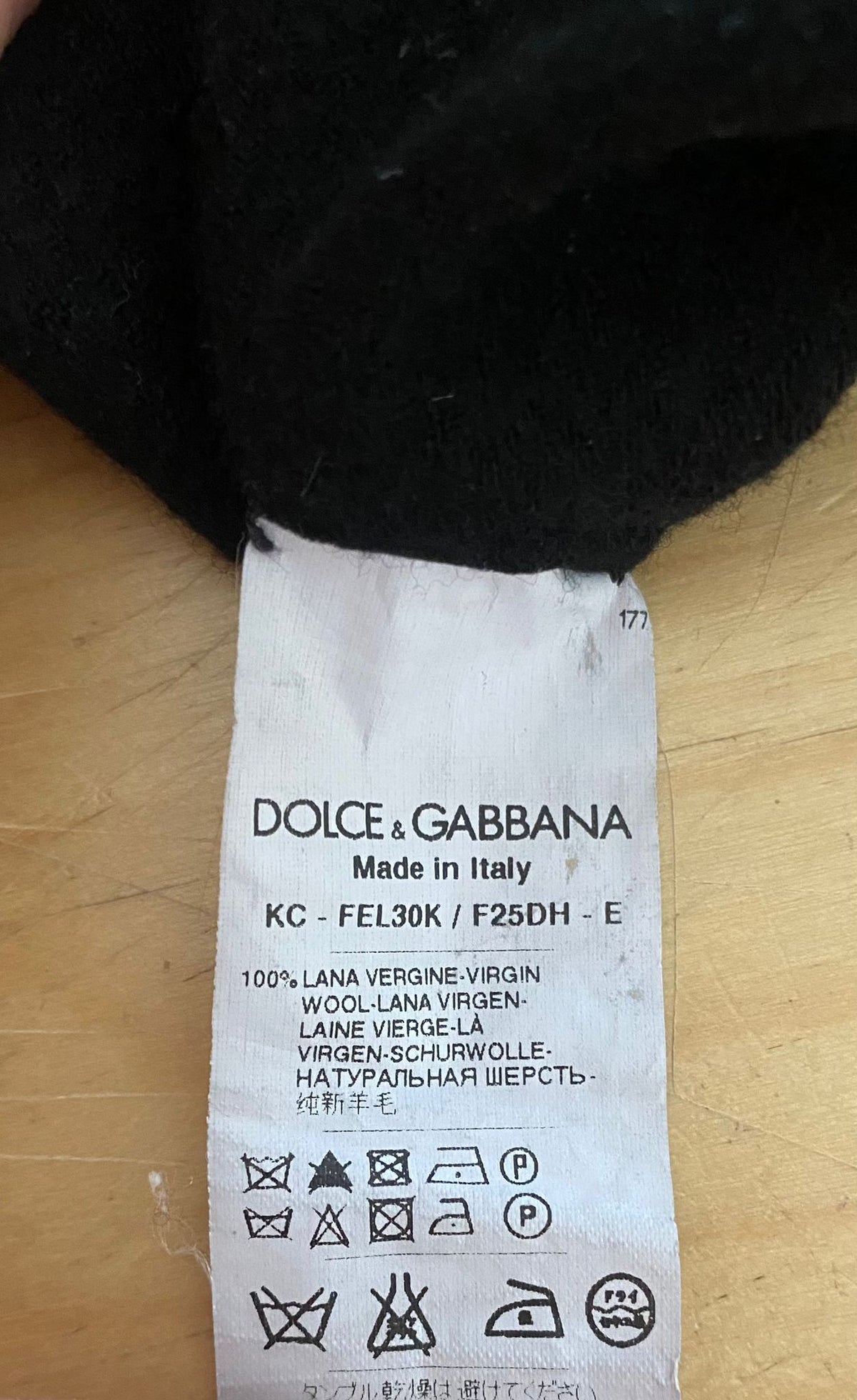 Dolce & Gabbana Black Wool Knit Cardigan - Timeless Luxury