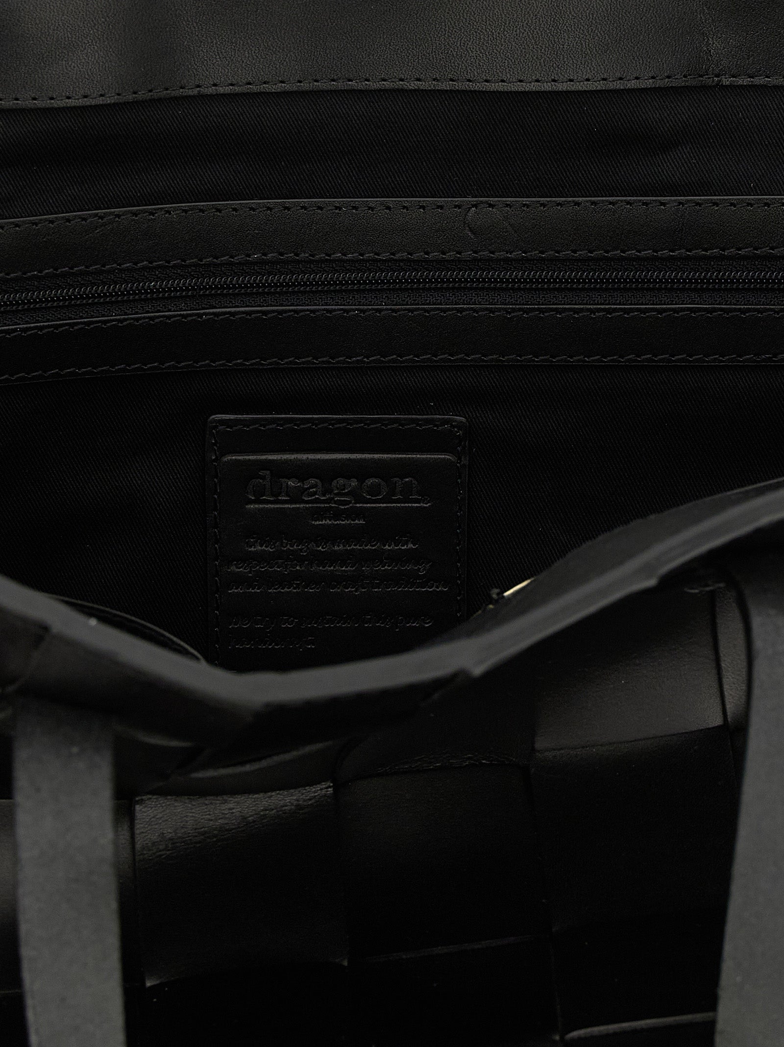 Dragon Diffusion Black Calfskin Handbag