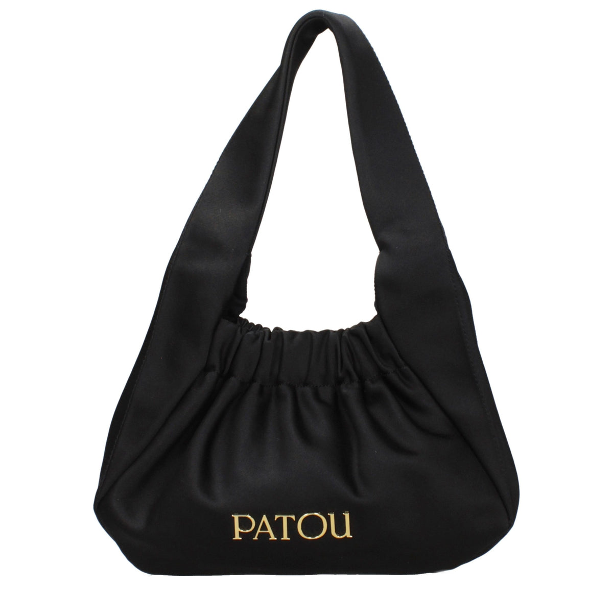 Patou Black Fabric Handbag - Timeless Luxury for Discerning Elegance