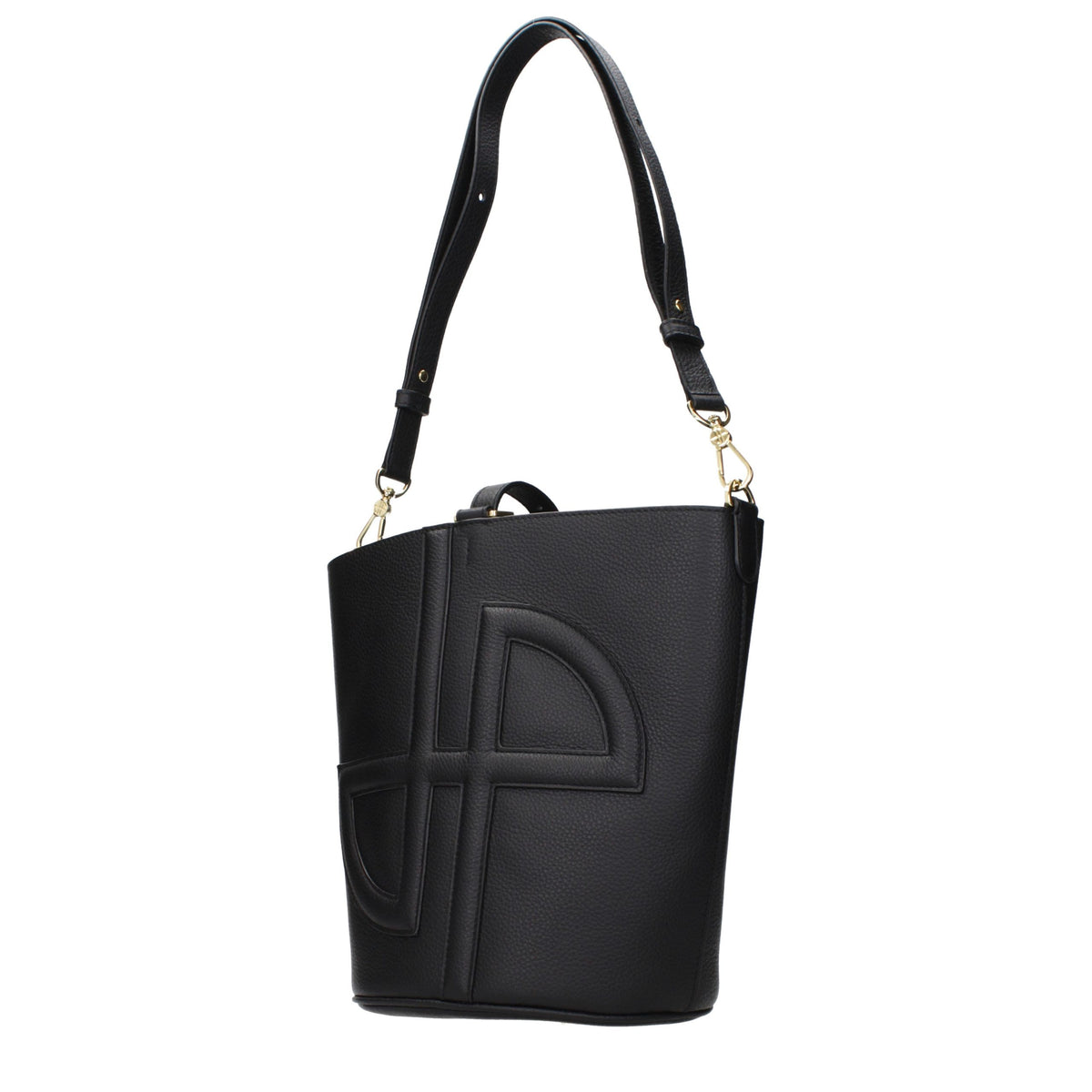 Patou Black Leather Crossbody Bag - Luxury Redefined